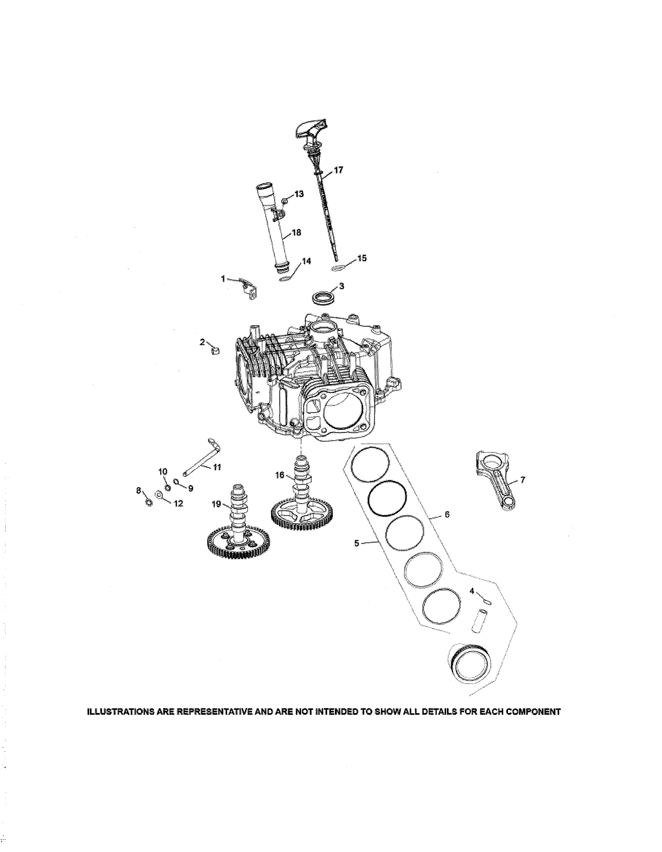 Craftsman 247270500 crankcase diagram