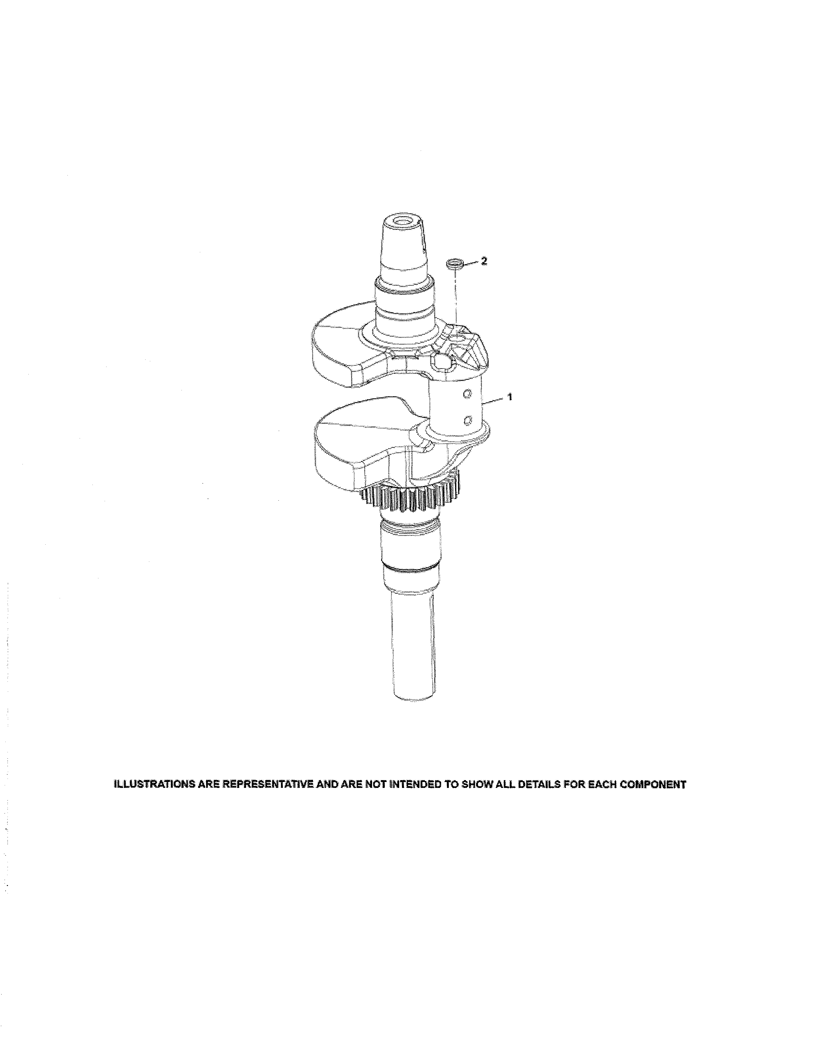 Craftsman 247270500 crankshaft diagram