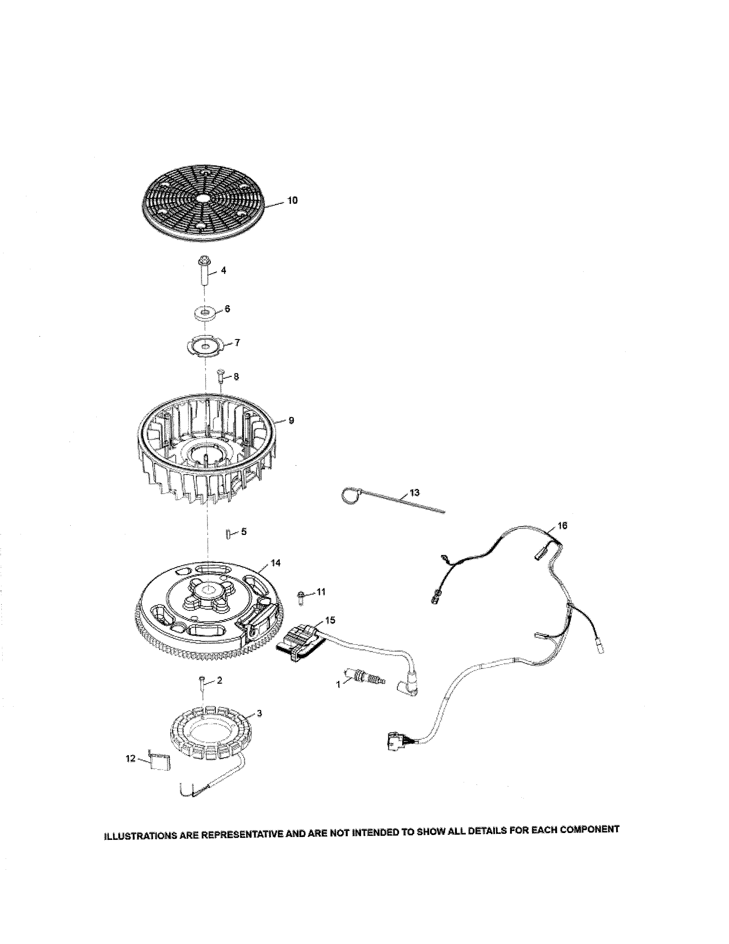 MTD 13AP79XT099 ignition/charging diagram