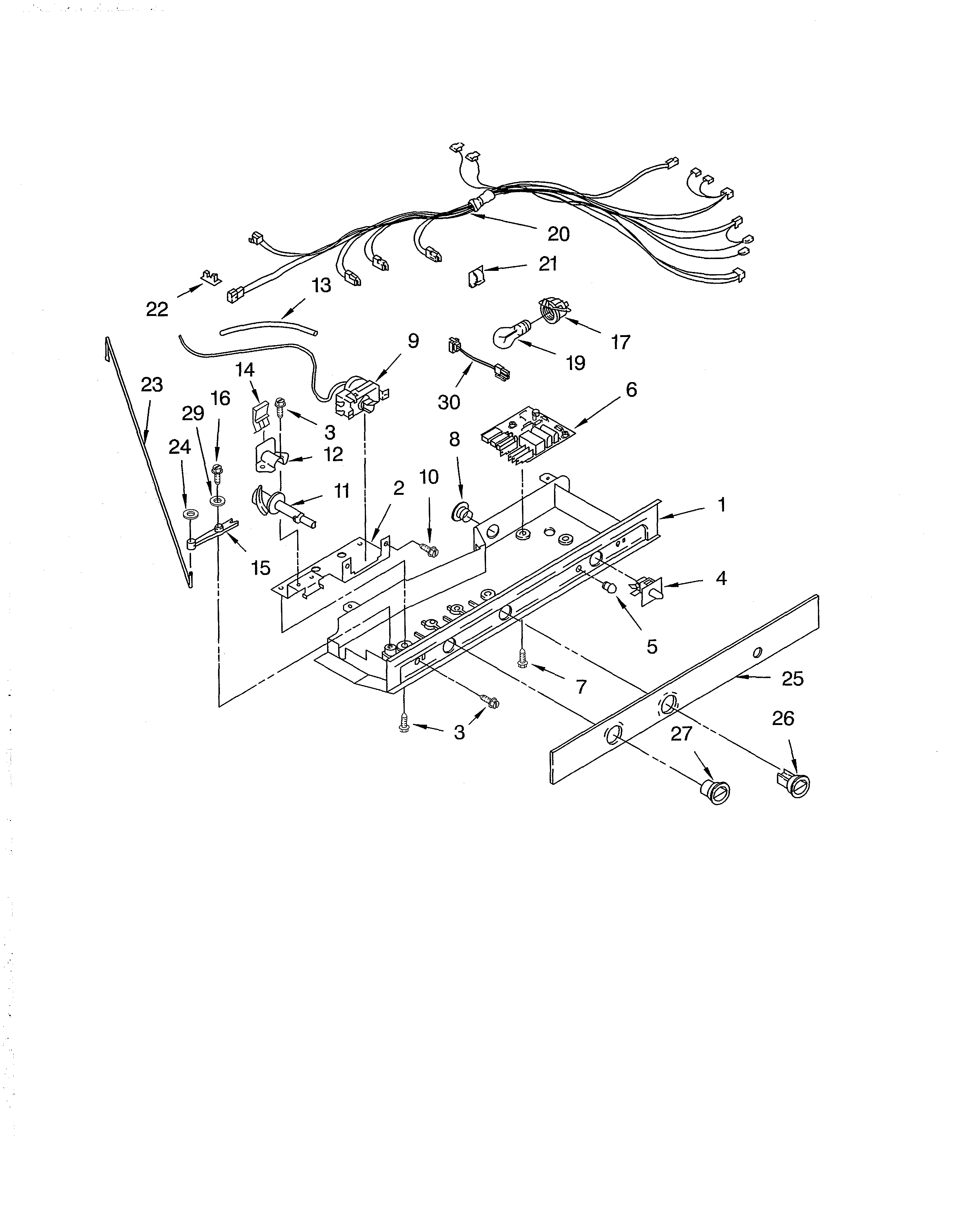 Whirlpool ED5THAXMS10 control diagram