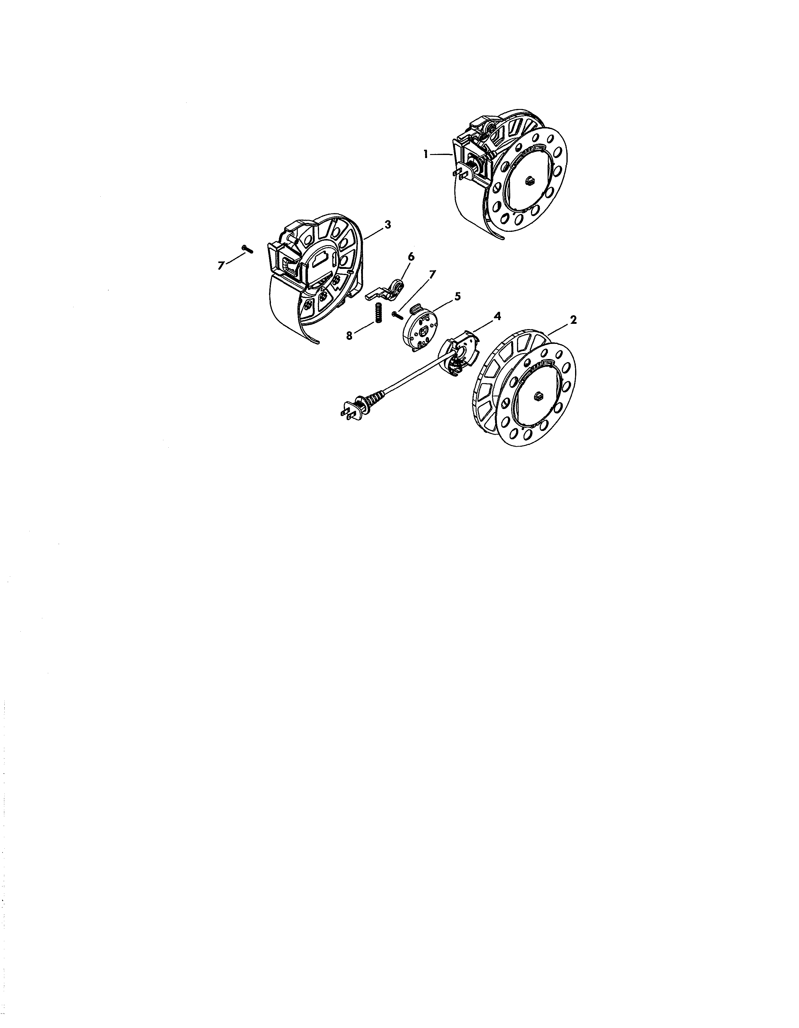 Kenmore 11681714510 cord reel diagram