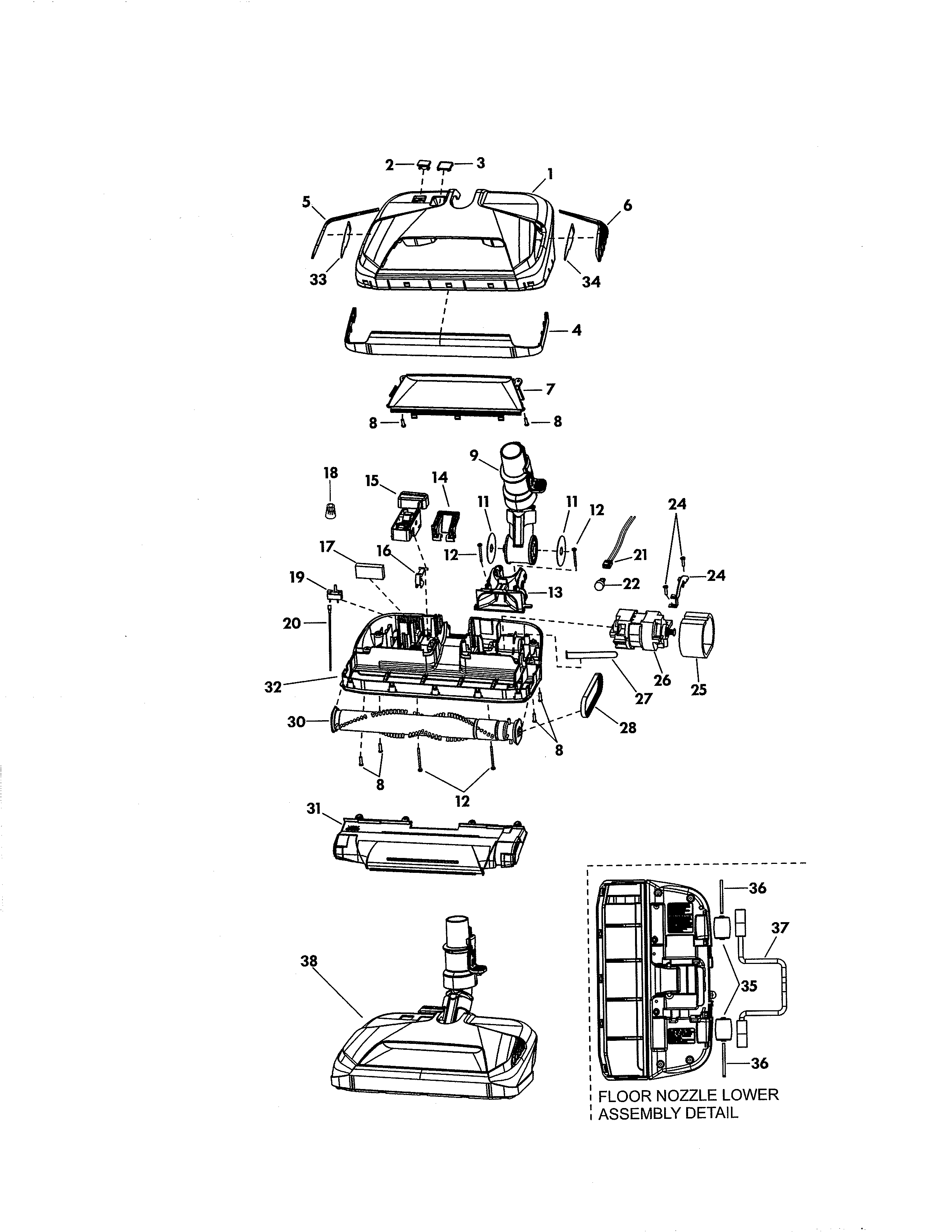 Kenmore 11681714510 powermate diagram