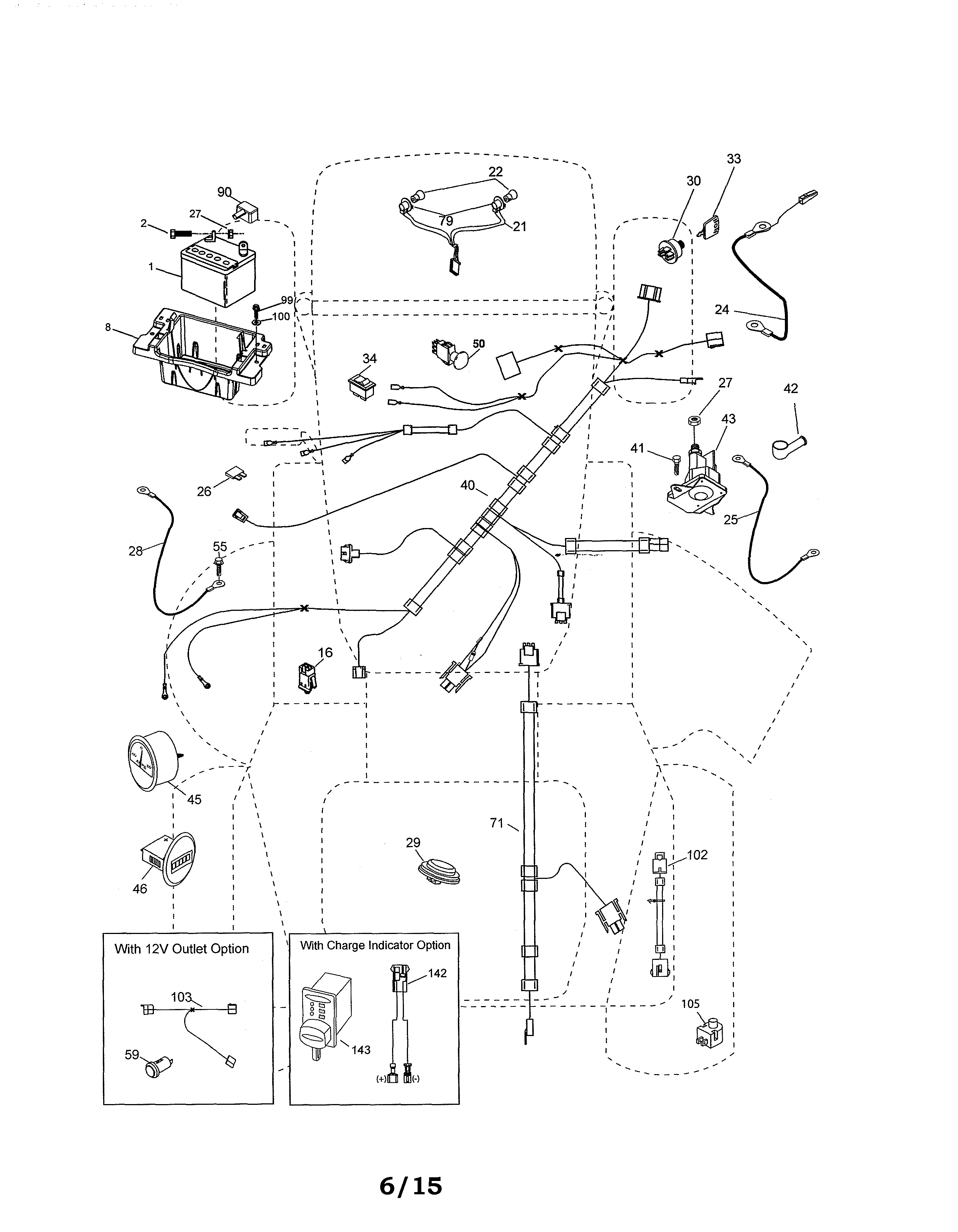 Husqvarna 96043020300 electrical diagram