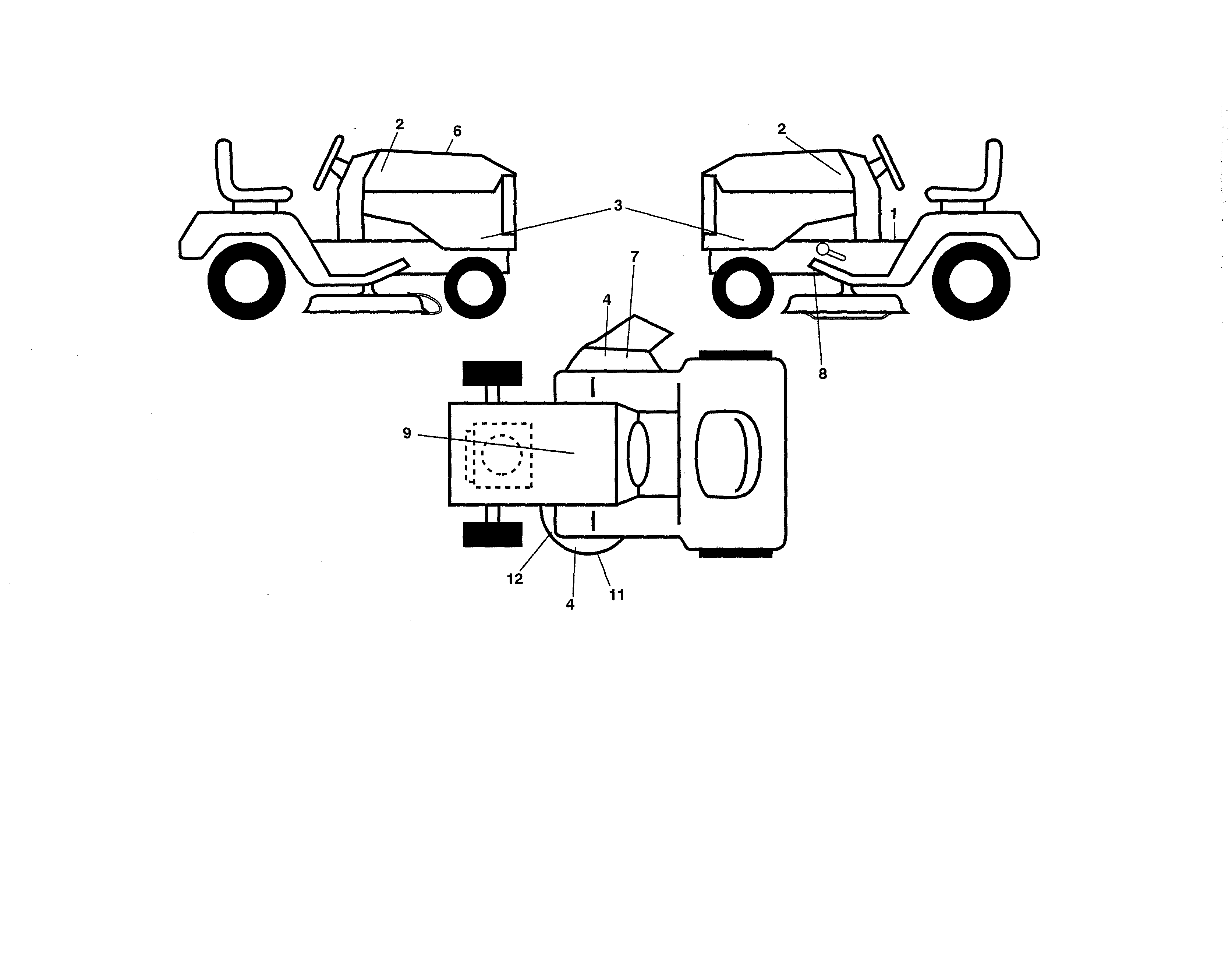 Husqvarna 96043020300 decals diagram