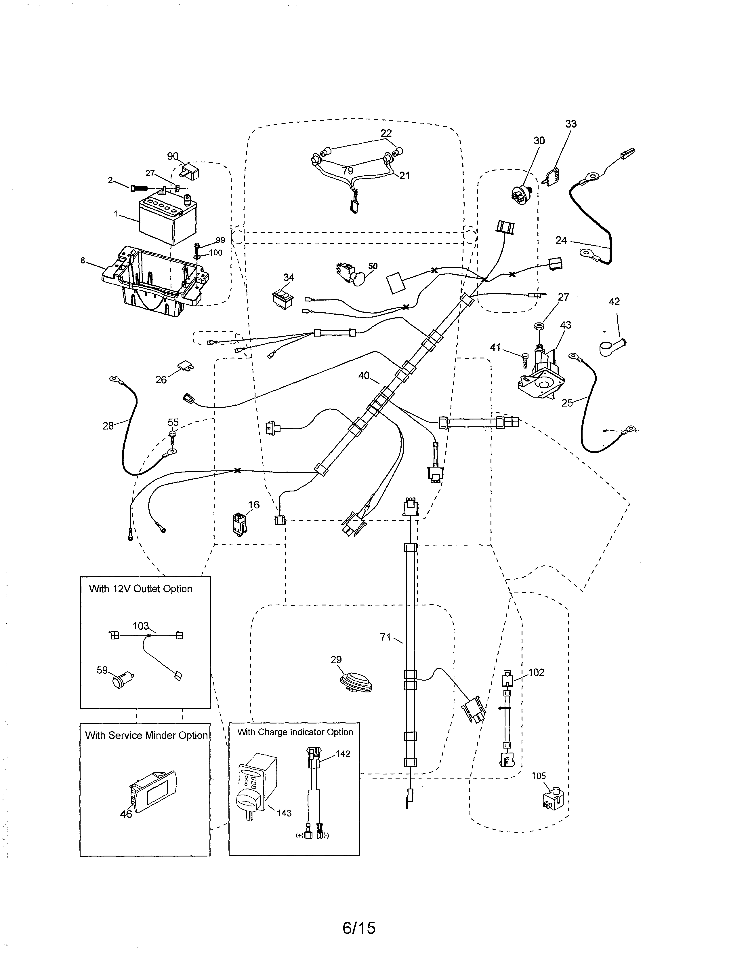 Husqvarna YTH24V48-96043018200 electrical diagram