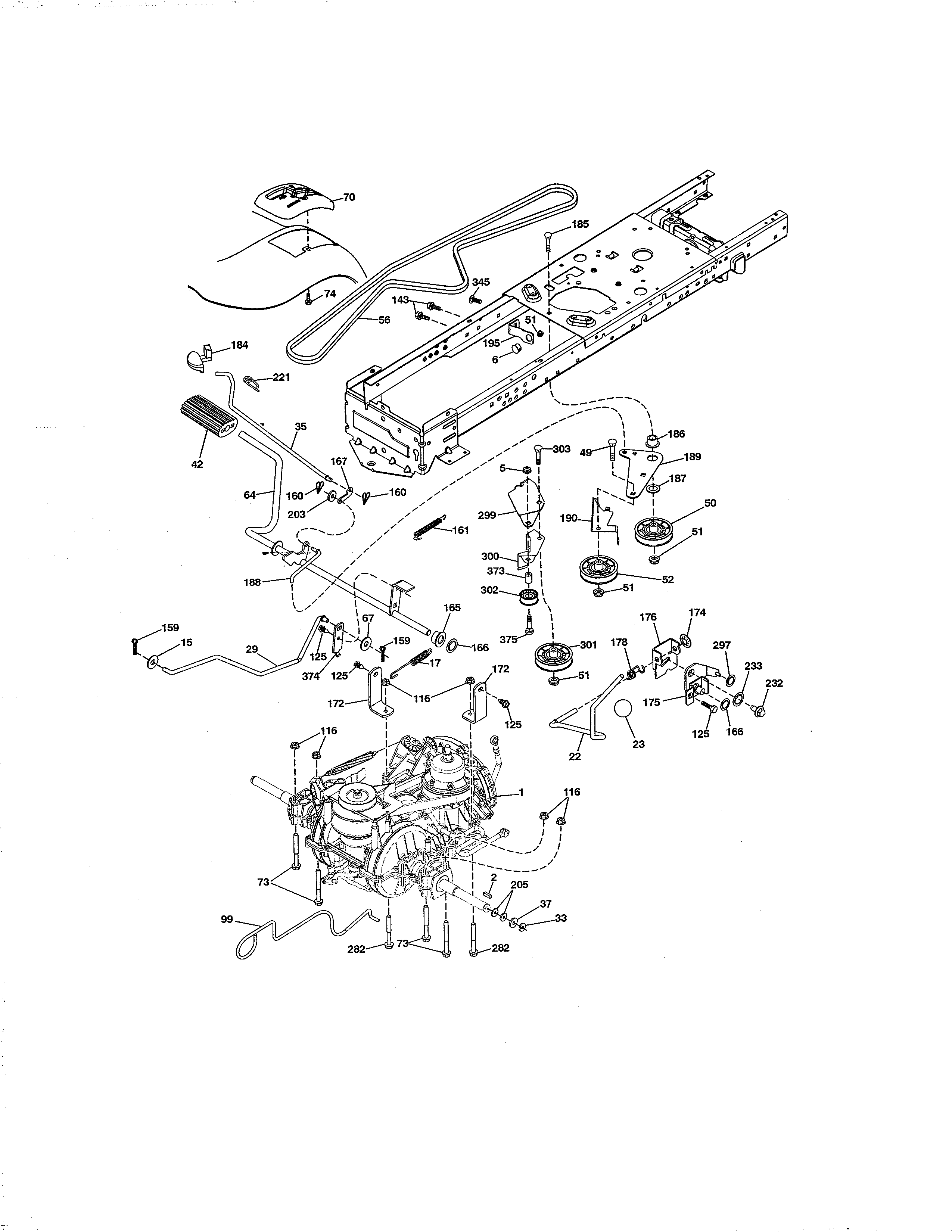 Craftsman 917250811 ground drive diagram