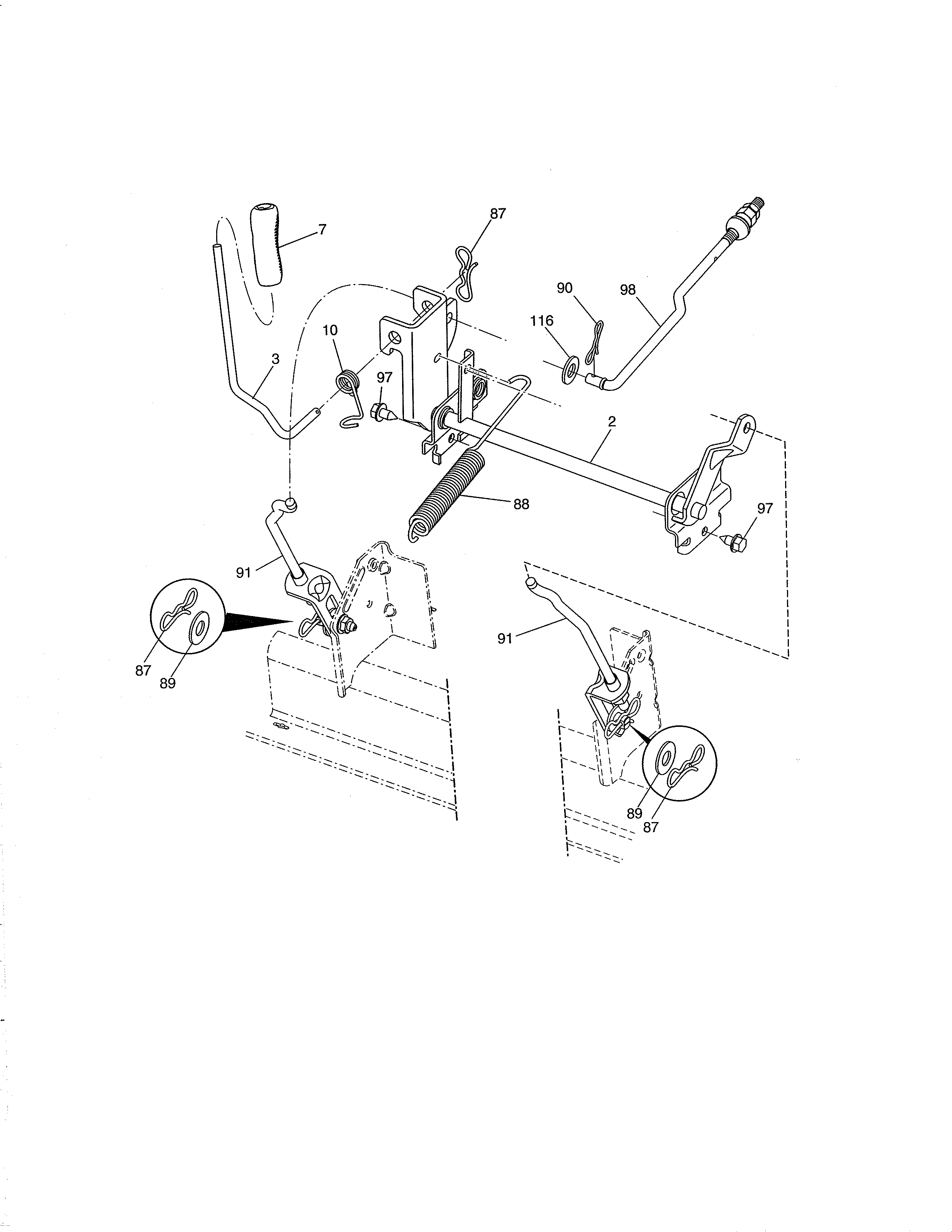 Craftsman 917250811 lift diagram