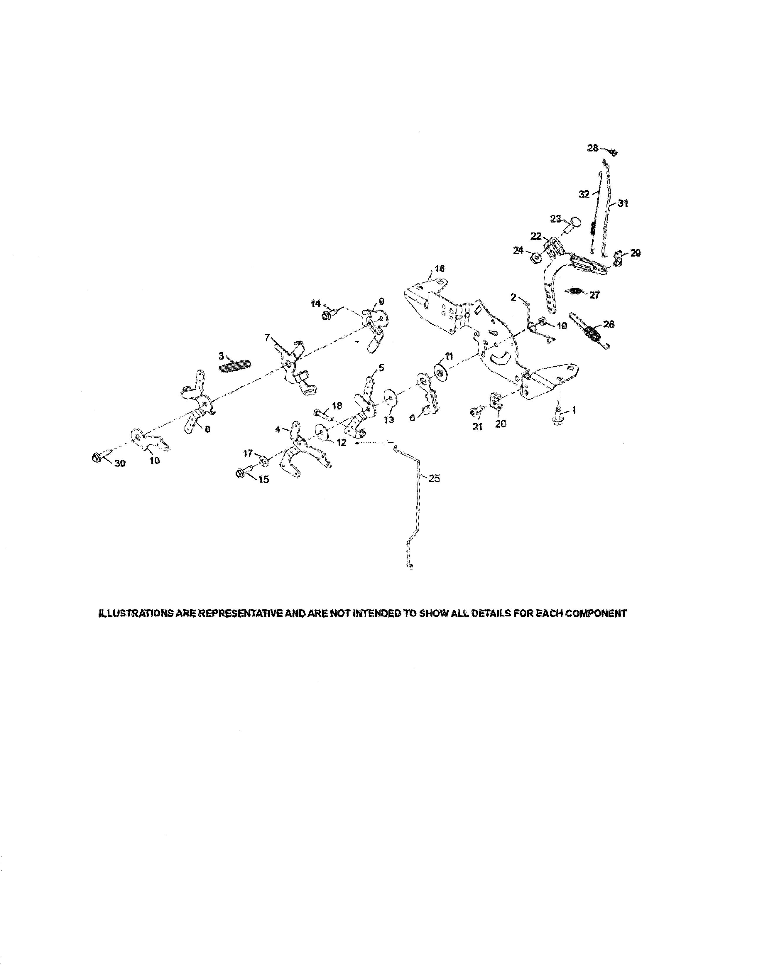 Husqvarna 96043020300 engine controls diagram