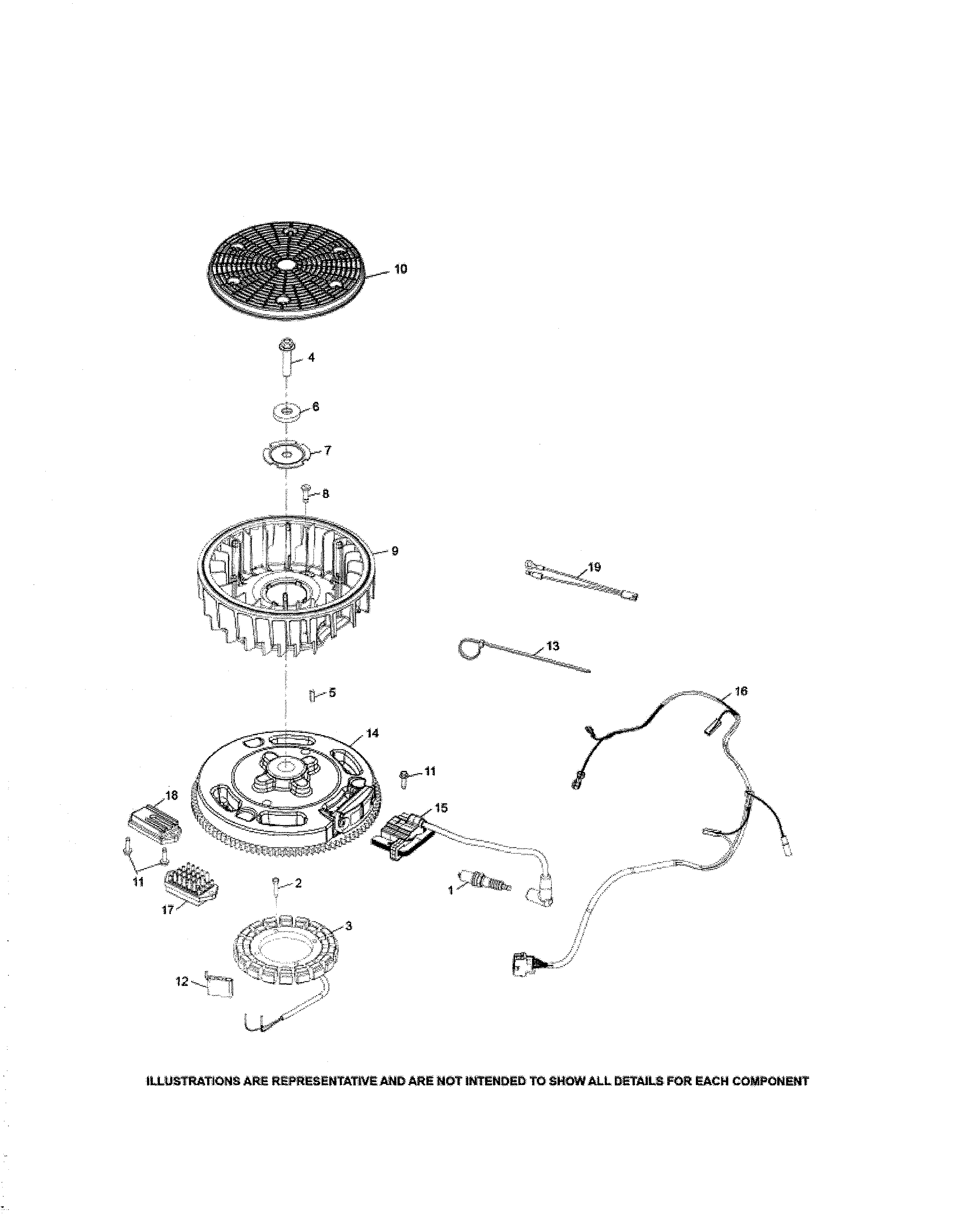 Husqvarna 96043020300 ignition/charging diagram