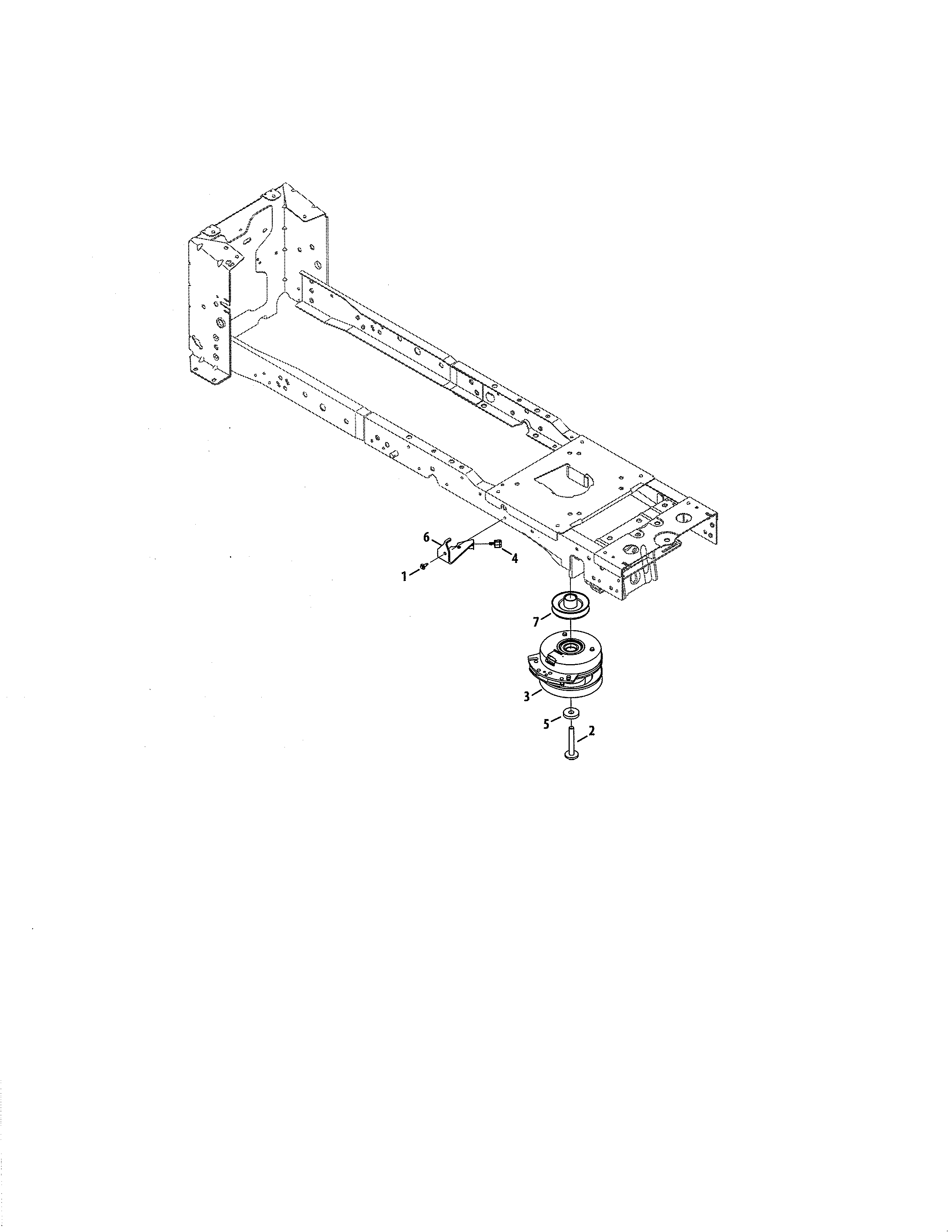 Craftsman 247204430 clutch/engine pulley diagram