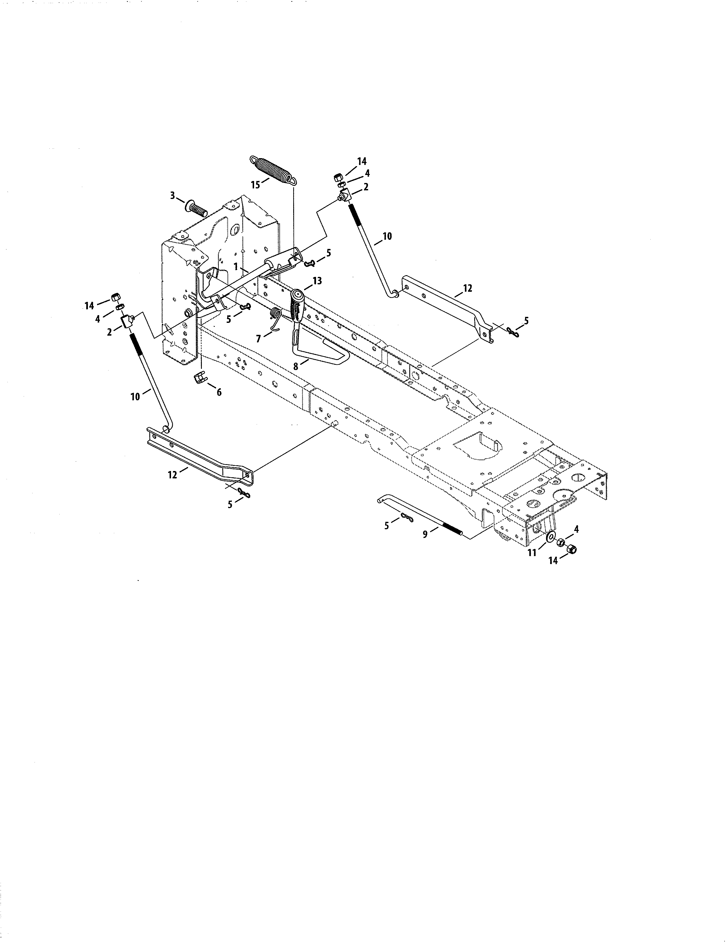 Craftsman 247204430 lift diagram