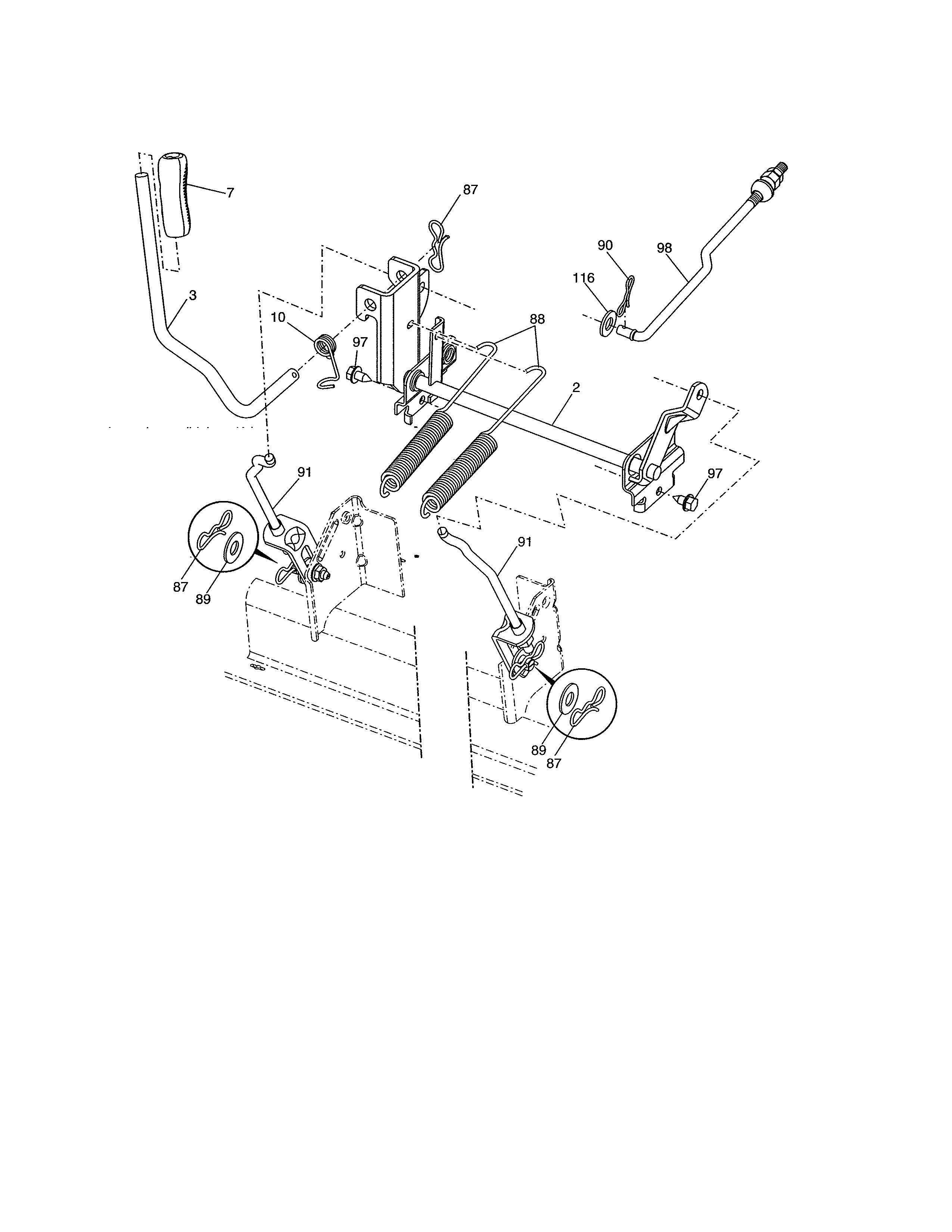 Craftsman 917203920 lift diagram