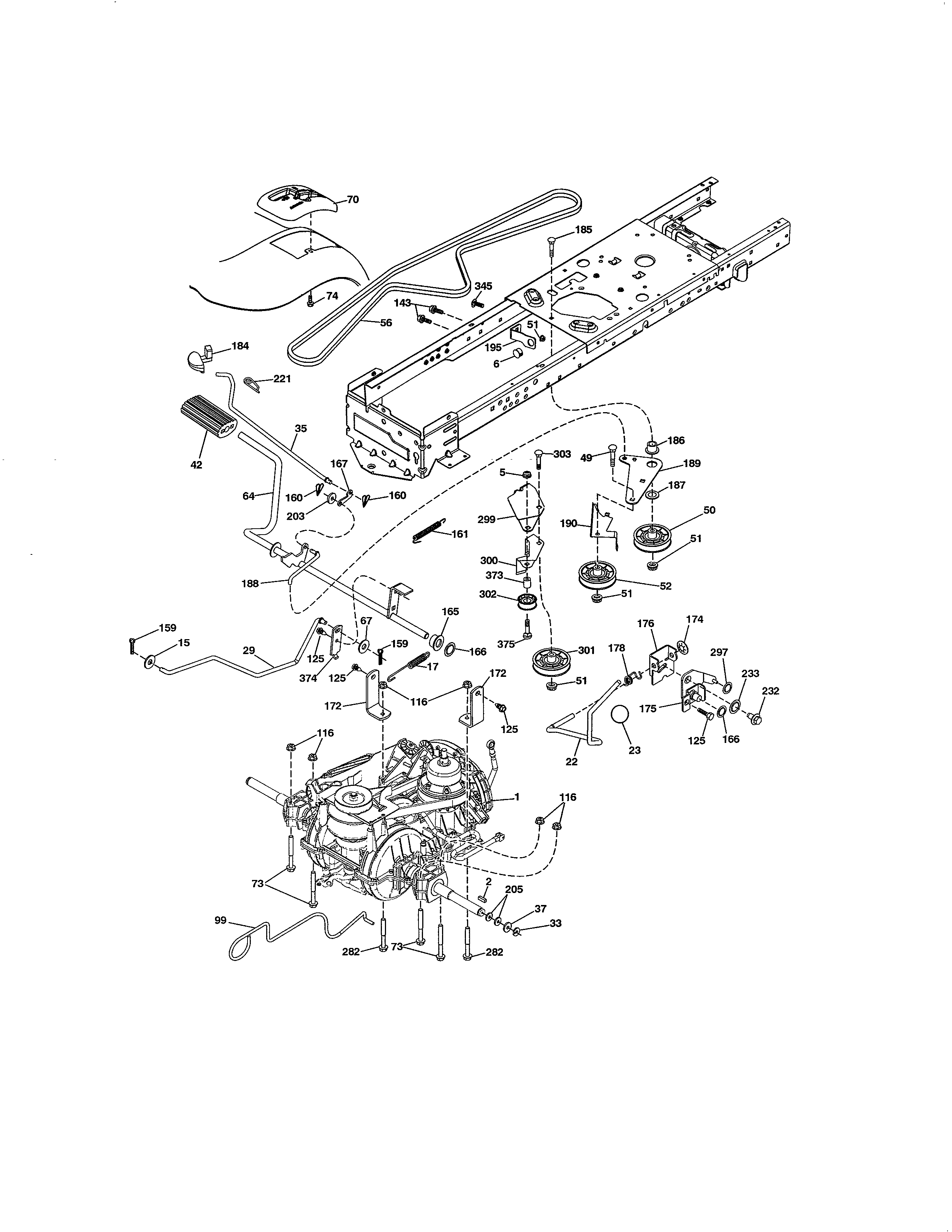 Craftsman 917250810 ground drive diagram