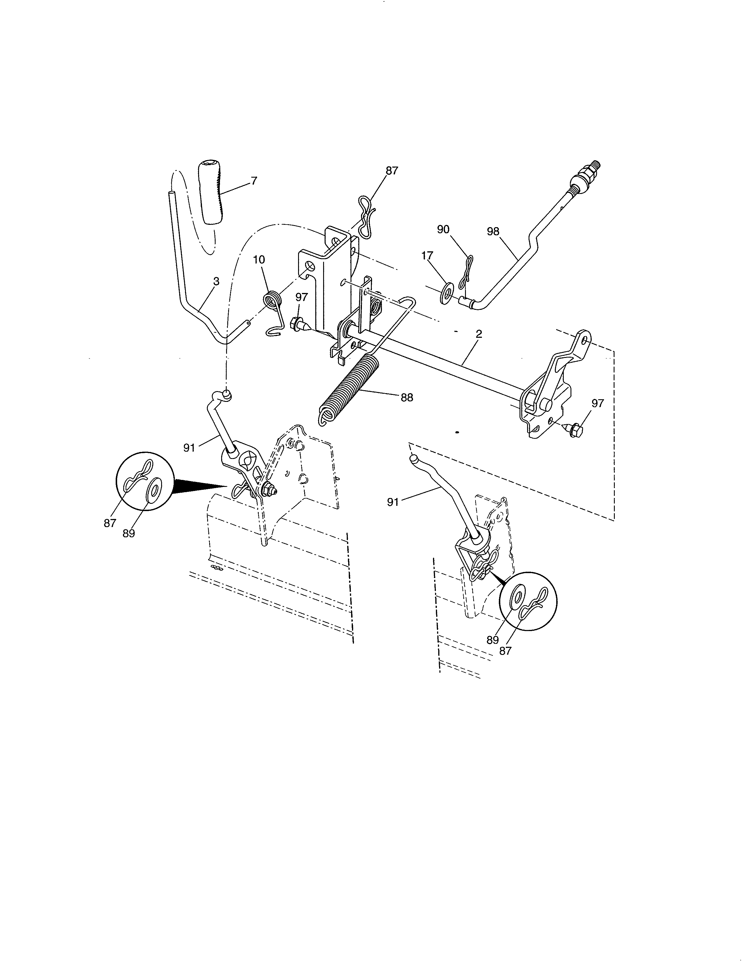 Craftsman 917250810 lift diagram