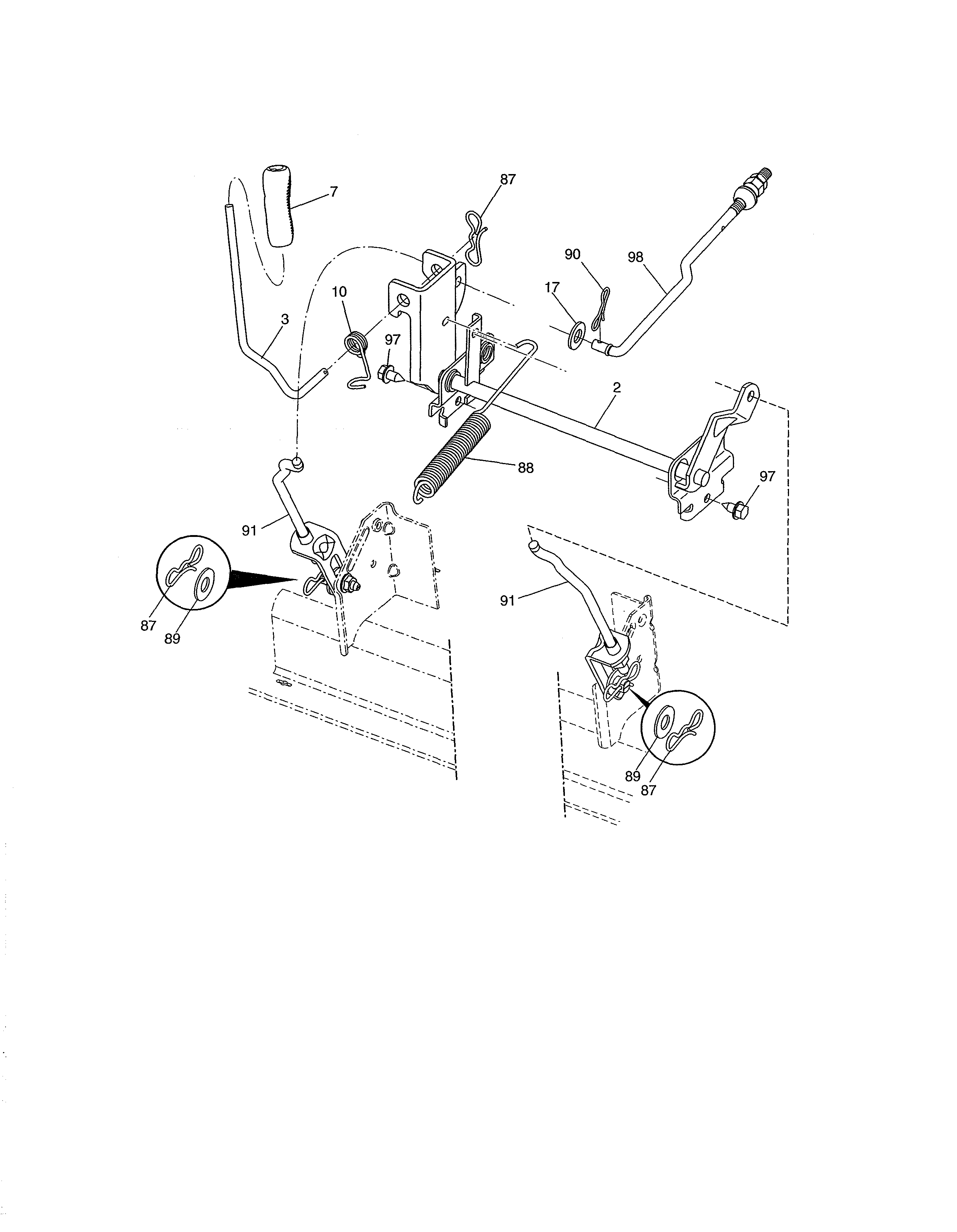 Craftsman 917250841 lift diagram