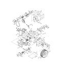 Craftsman 247888780 wheels/engine/pulleys diagram