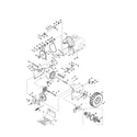 MTD 31AS63EE799 axle/wheels/belts diagram