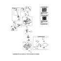 MTD 11A-A1BW799 cylinder/sump/gasket set diagram