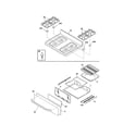 Frigidaire FFGF3017LSA top/drawer diagram