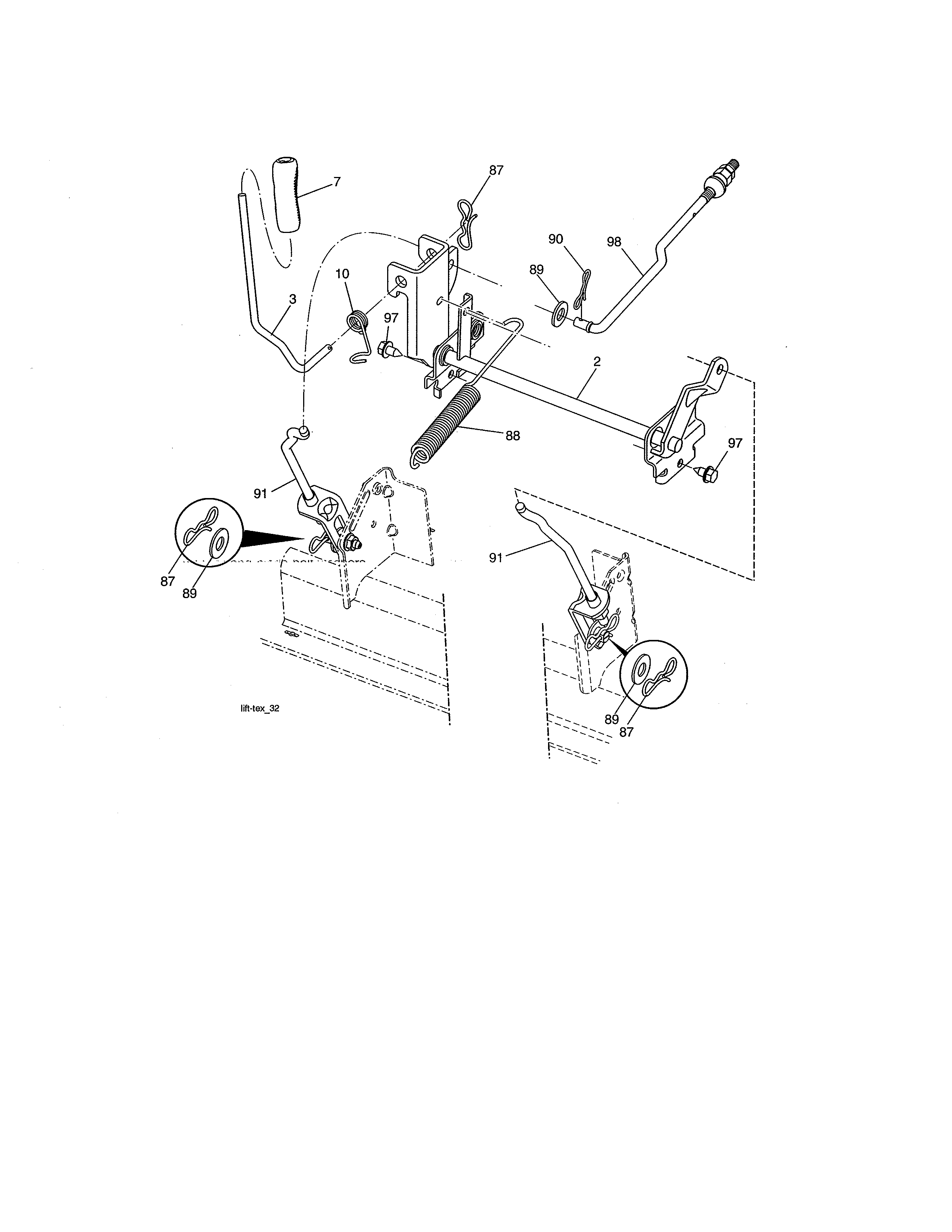 Craftsman 917986420 lift diagram