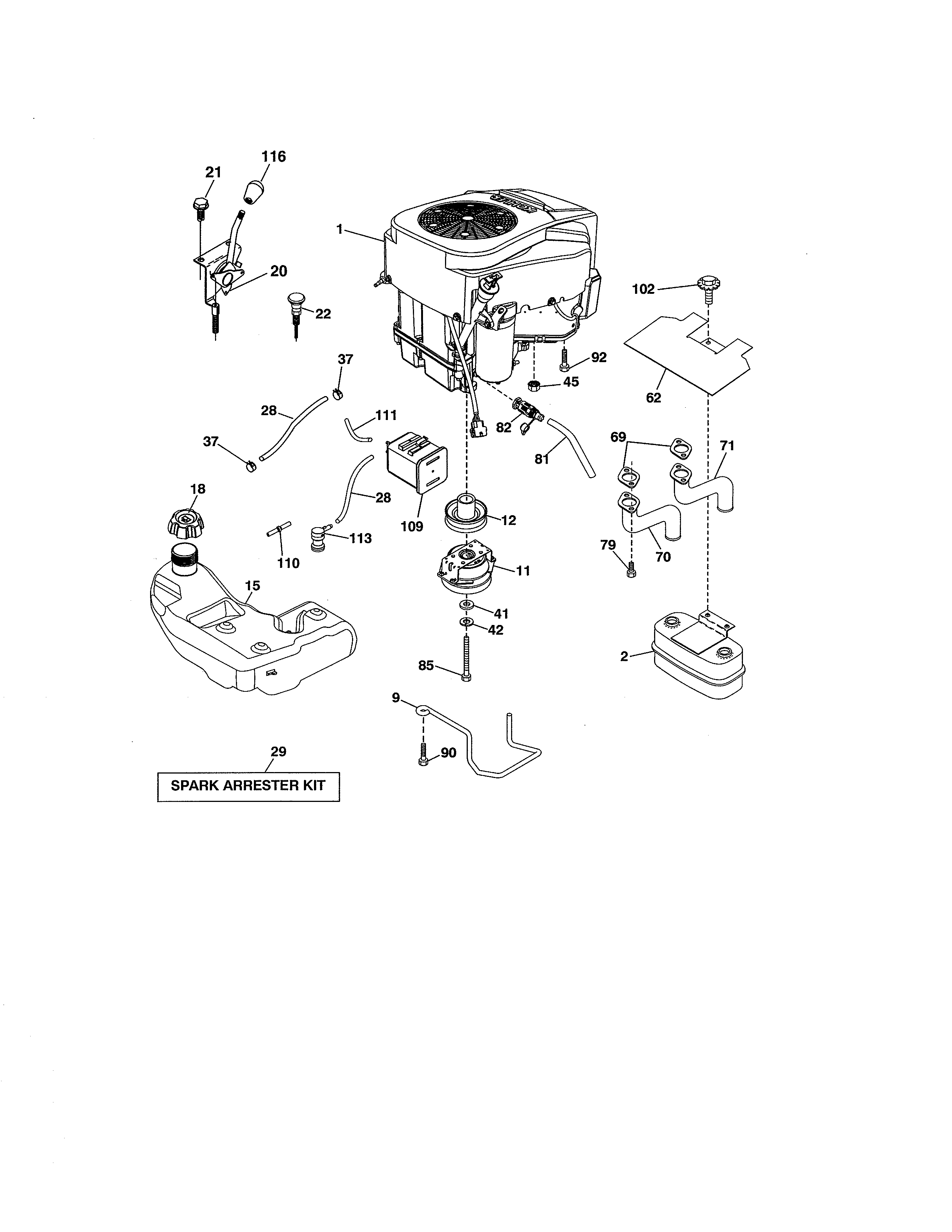 Craftsman 917986421 engine diagram