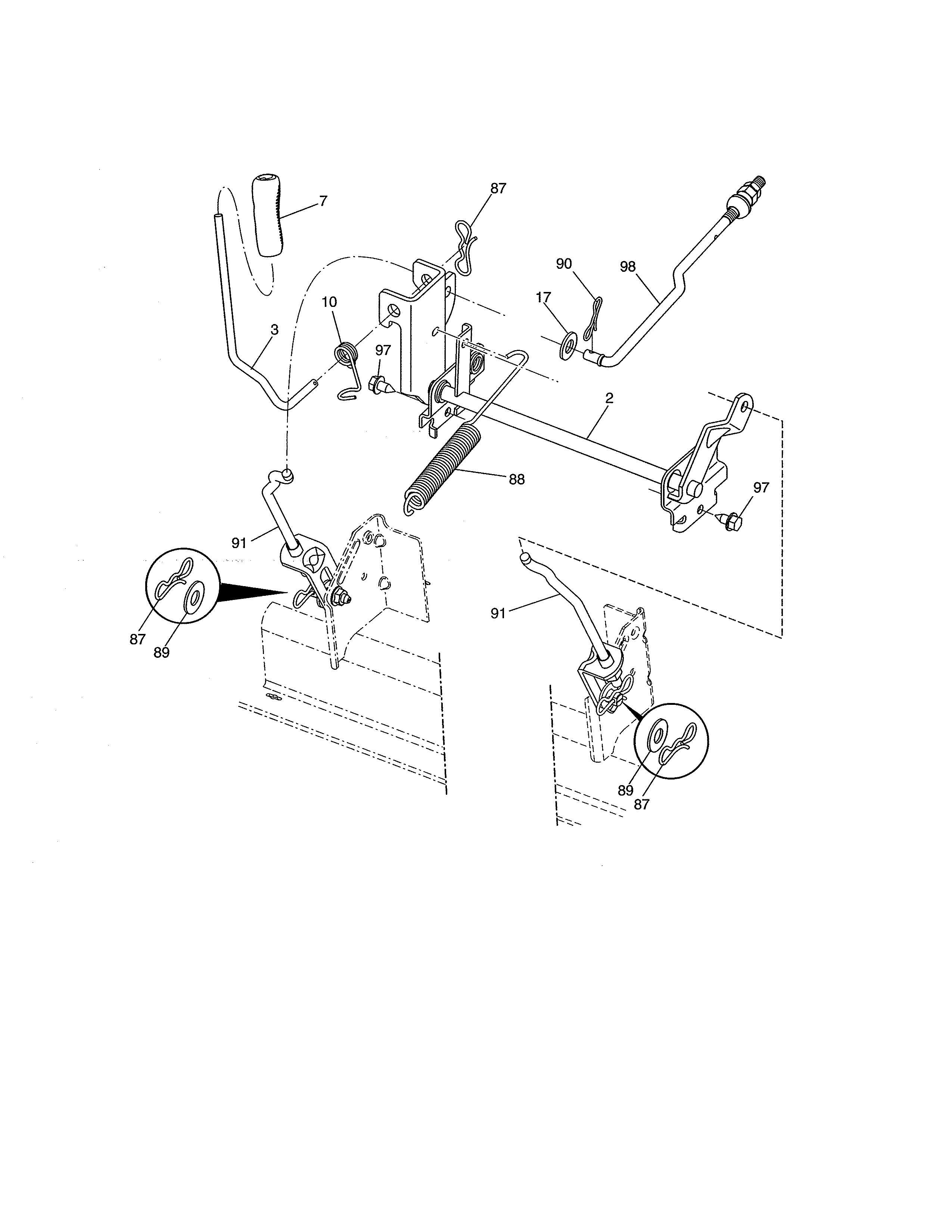 Craftsman 917986421 lift diagram