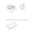 Poulan 96192008700 engine/frame cover/mounting plate diagram