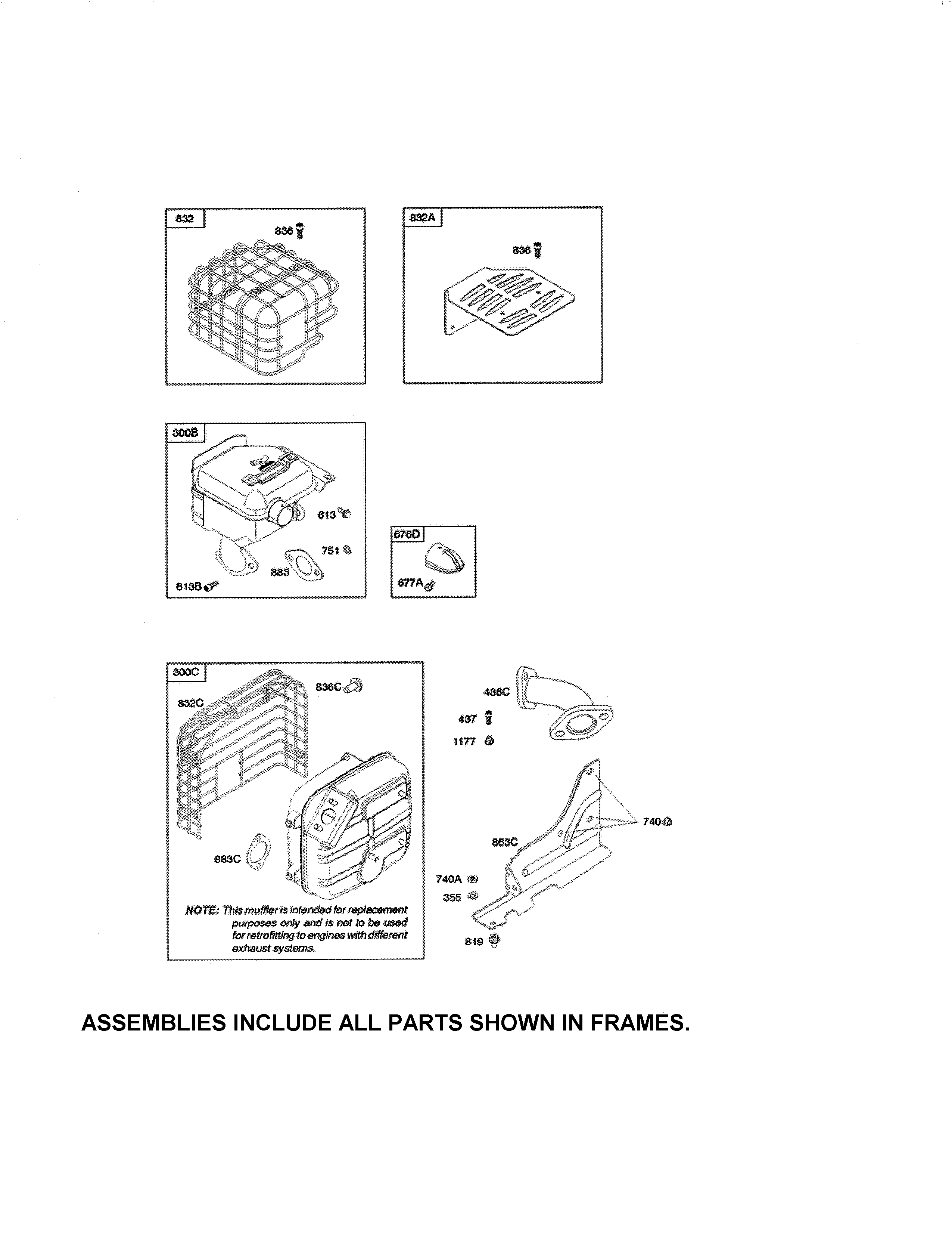 Husqvarna PA10530ES (96192008900) muffler diagram
