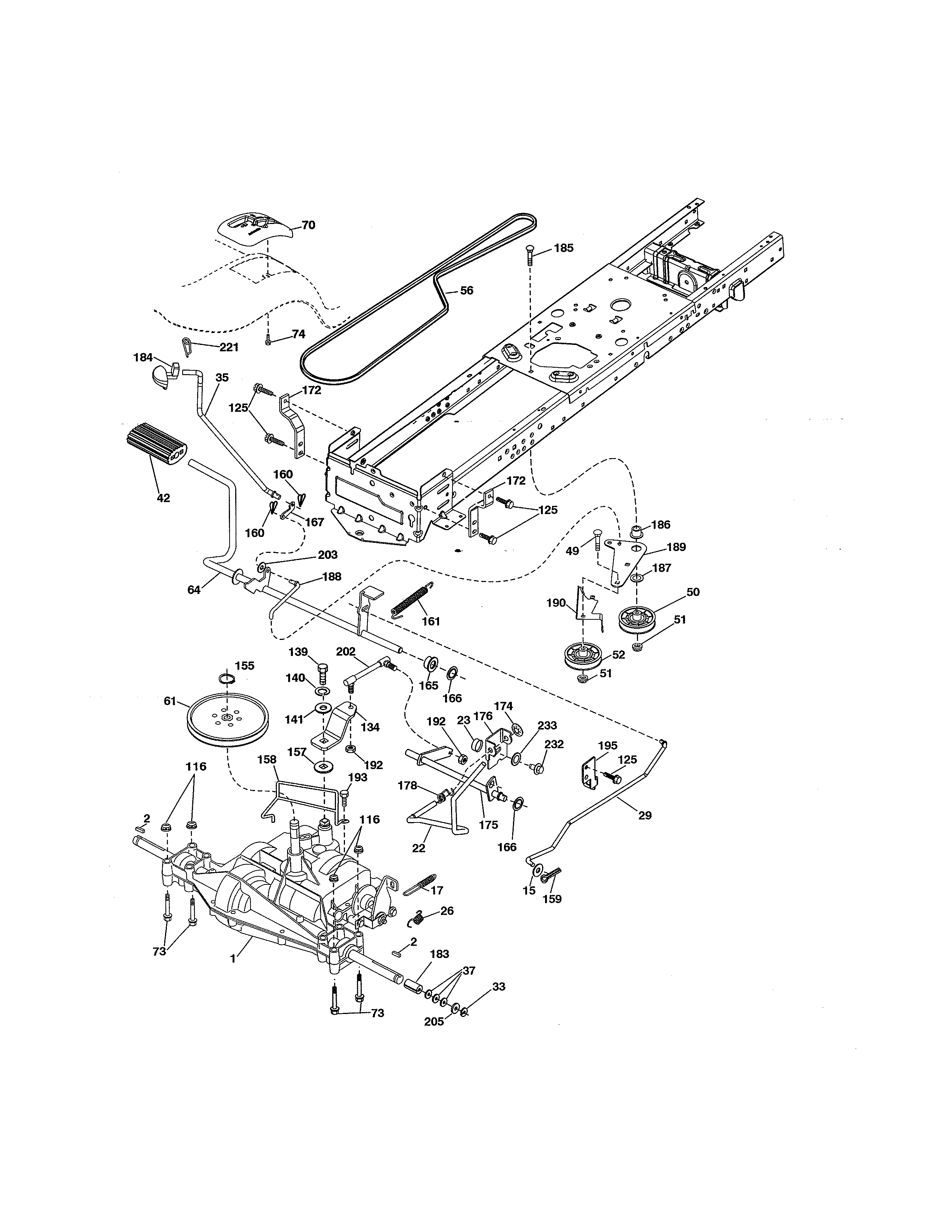 Craftsman 917254322 ground drive diagram