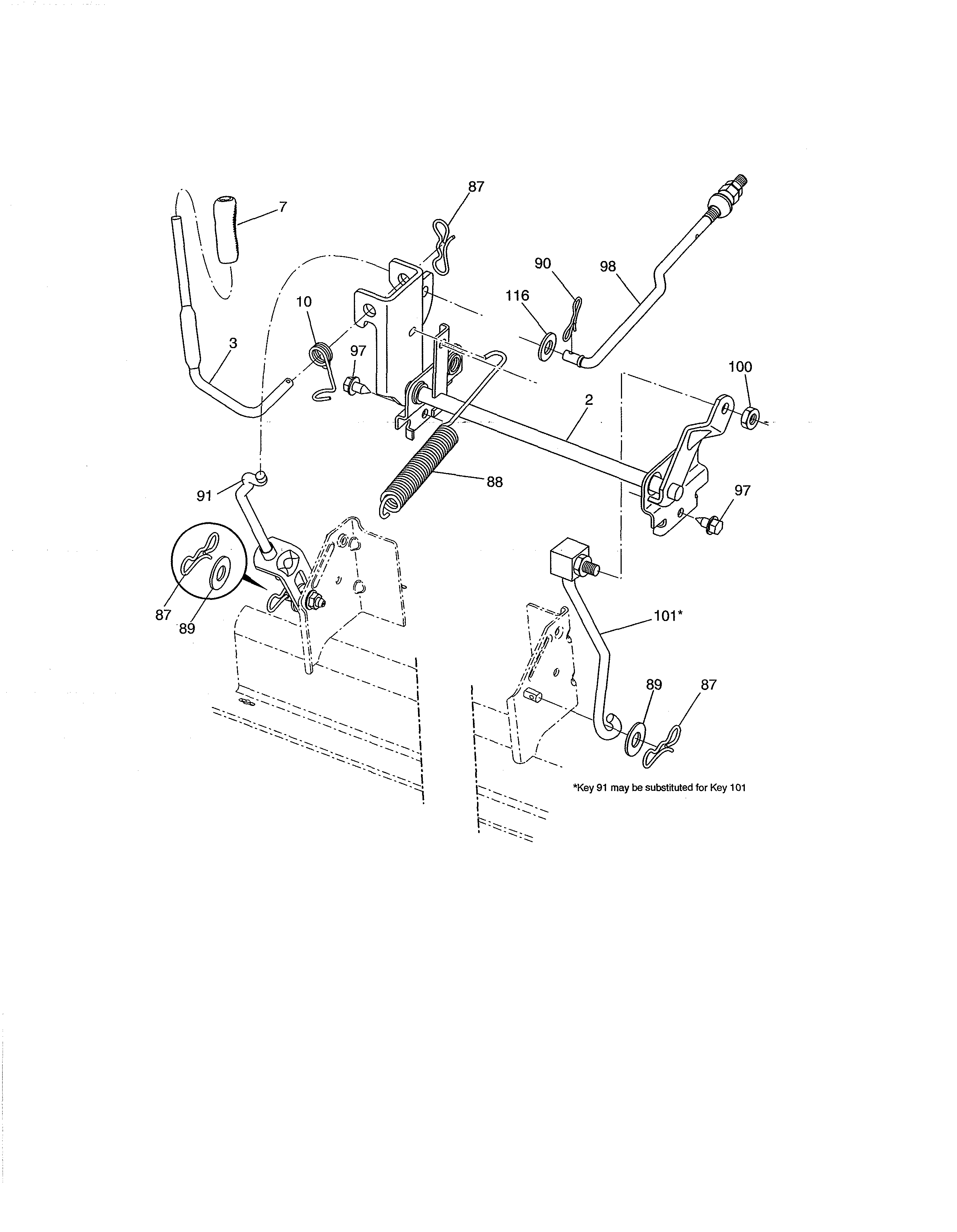Craftsman 917254322 lift diagram