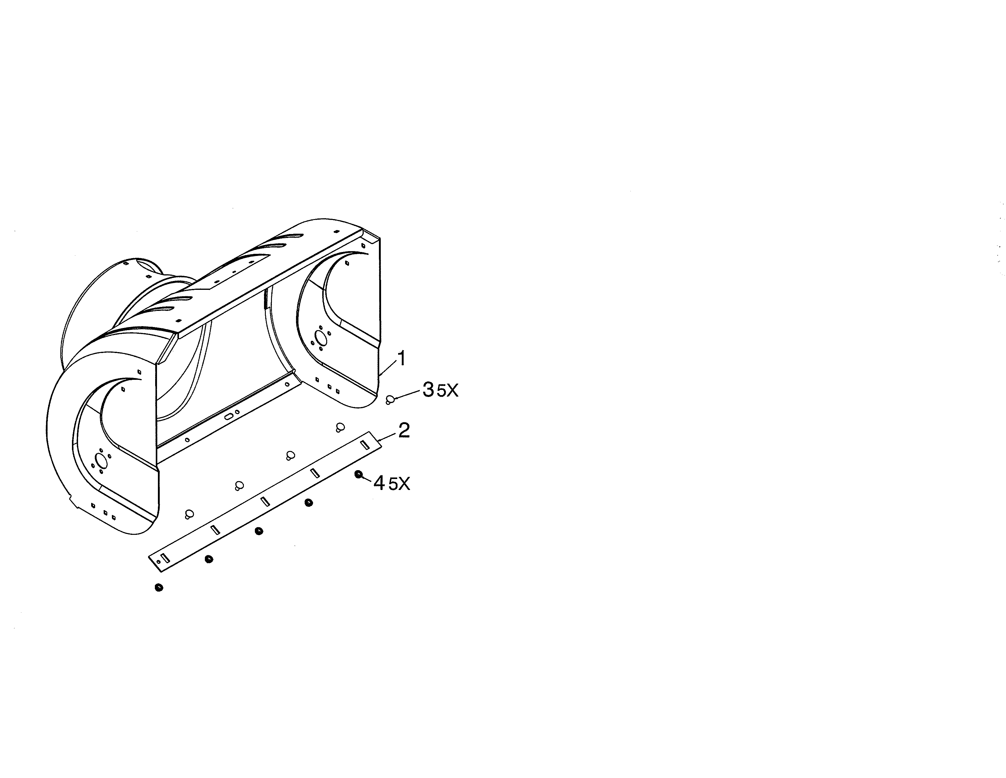 Poulan PR270A-96192009600 auger housing diagram