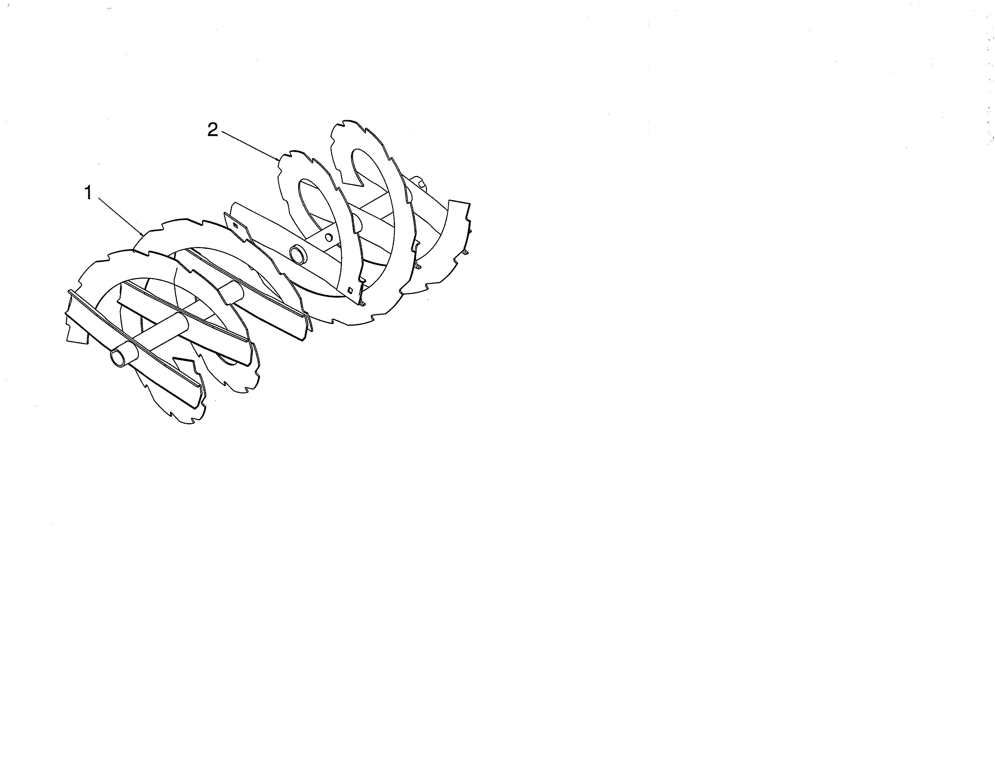 Poulan PR270A-96192009600 auger diagram