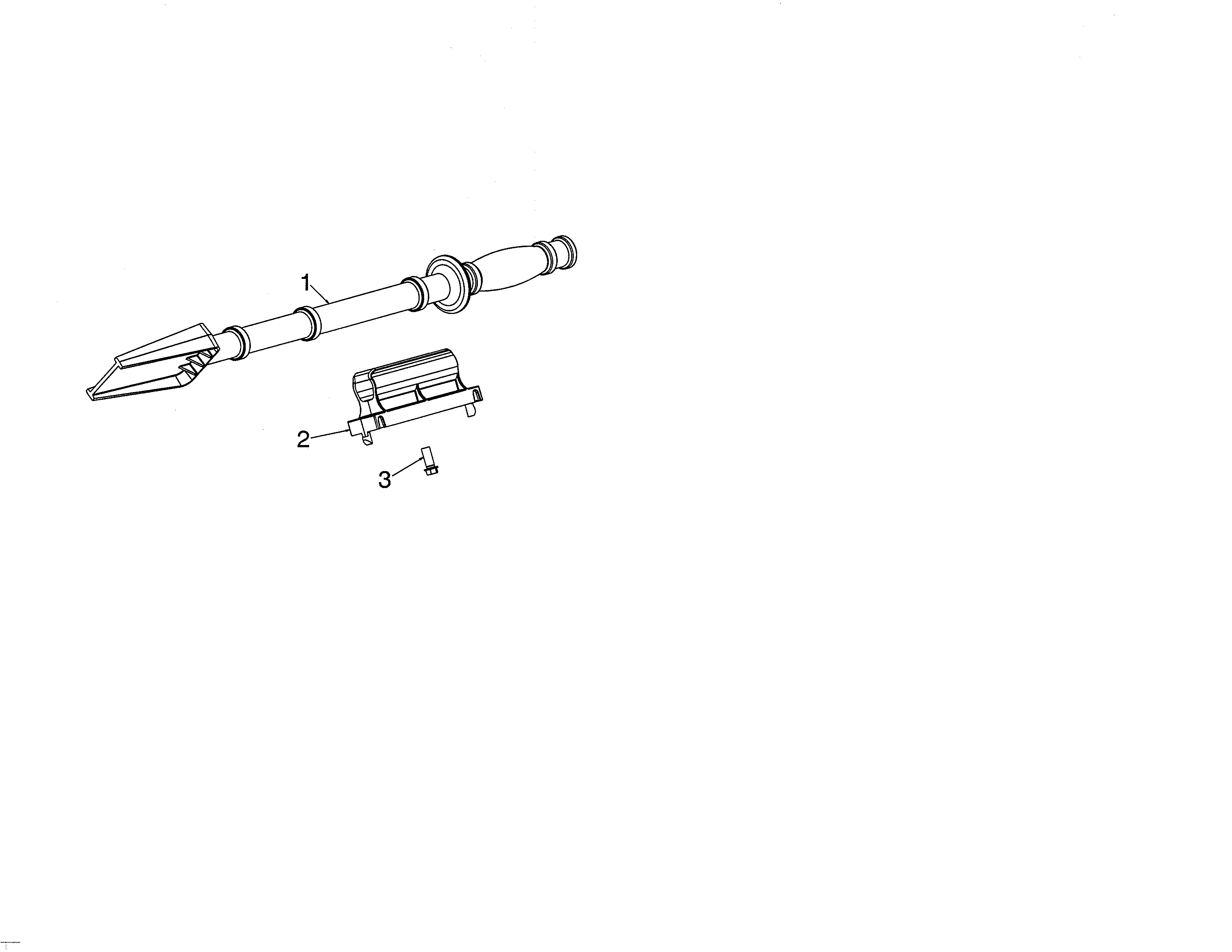 Husqvarna ST224-96193009602 cleanout tool diagram