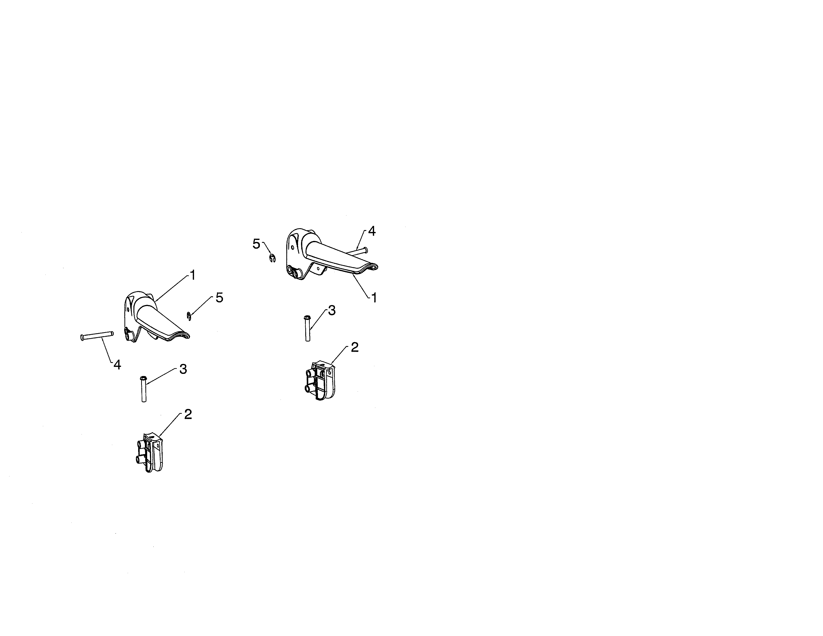 Husqvarna ST224-96193009602 control lever diagram