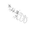 Husqvarna ST224-96193009602 pulleys/belts diagram
