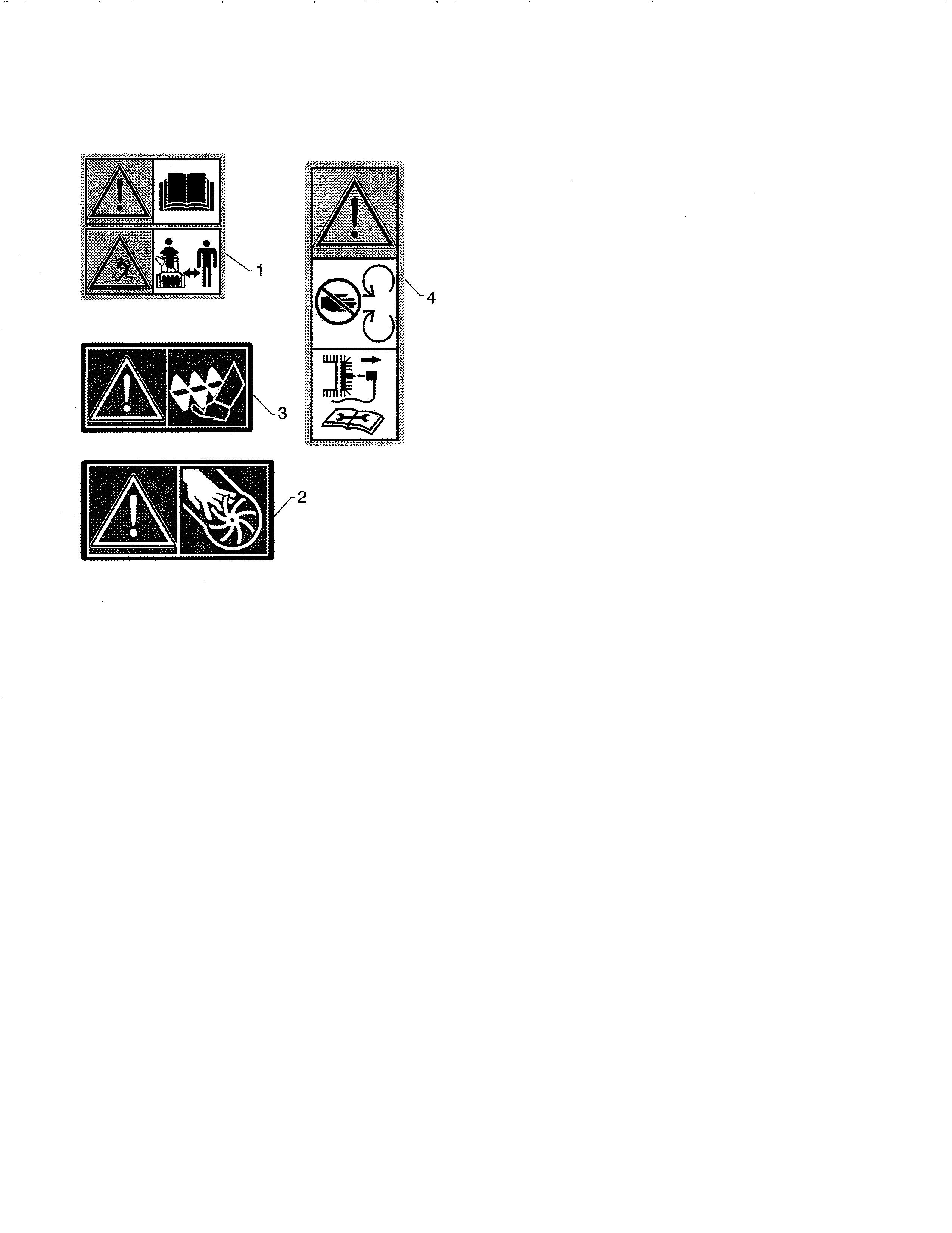 Husqvarna ST224-96193009602 decals diagram