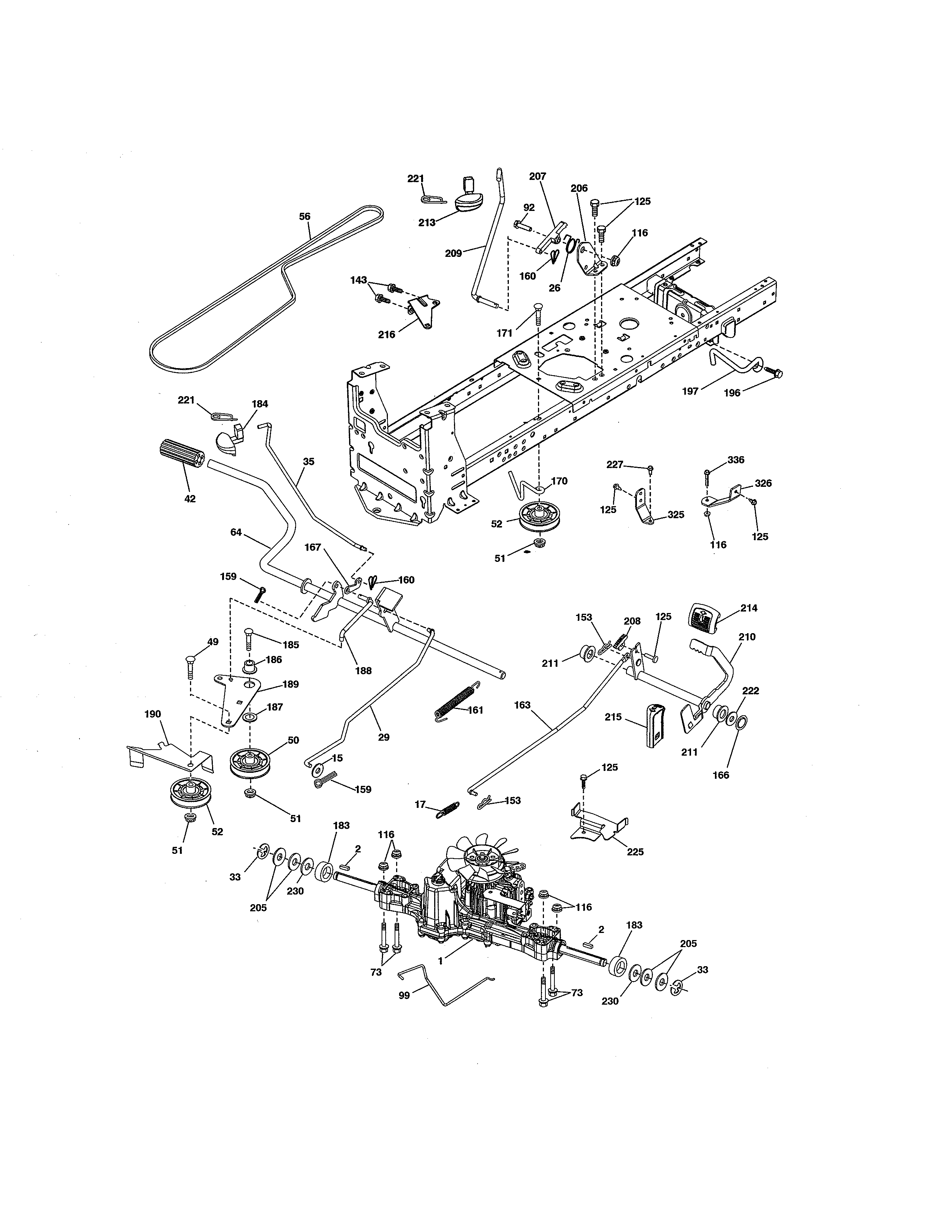 Craftsman 917255729 ground drive diagram