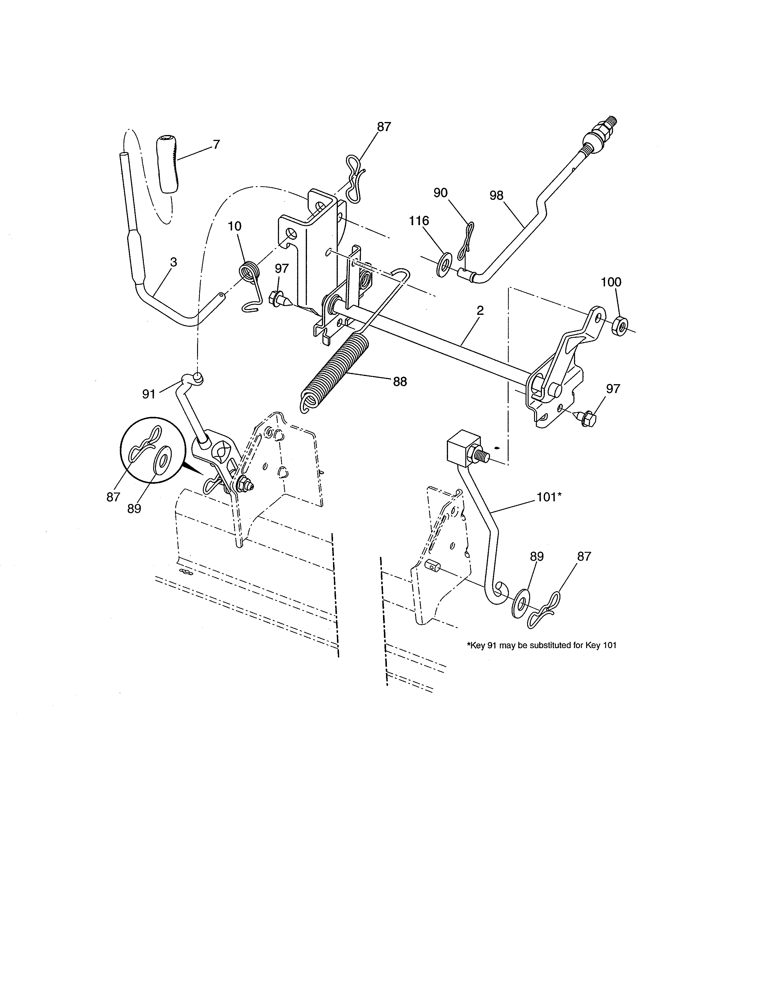 Craftsman 917990420 lift diagram