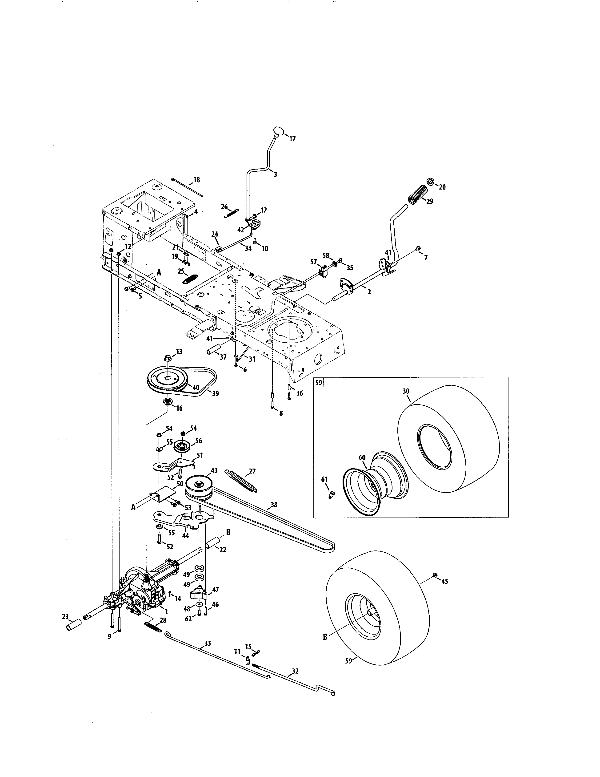 Craftsman 247203705 transmission diagram