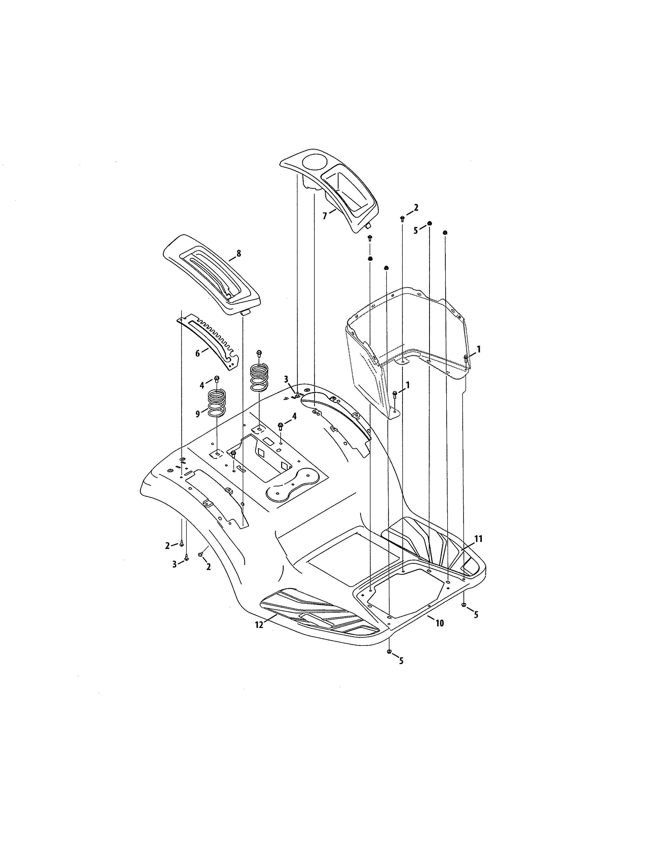 Craftsman 247202420 fender diagram