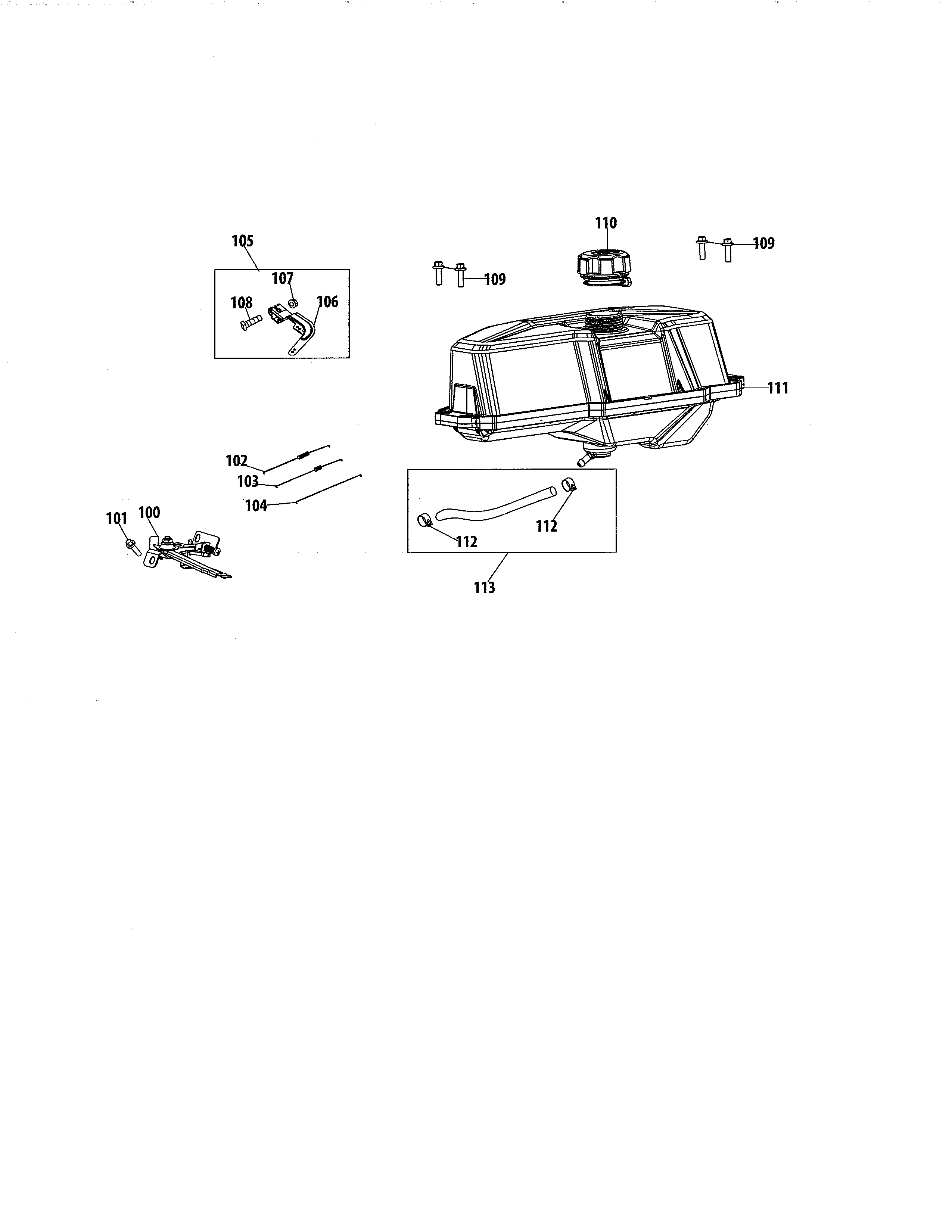 Craftsman 247883940 fuel tank diagram