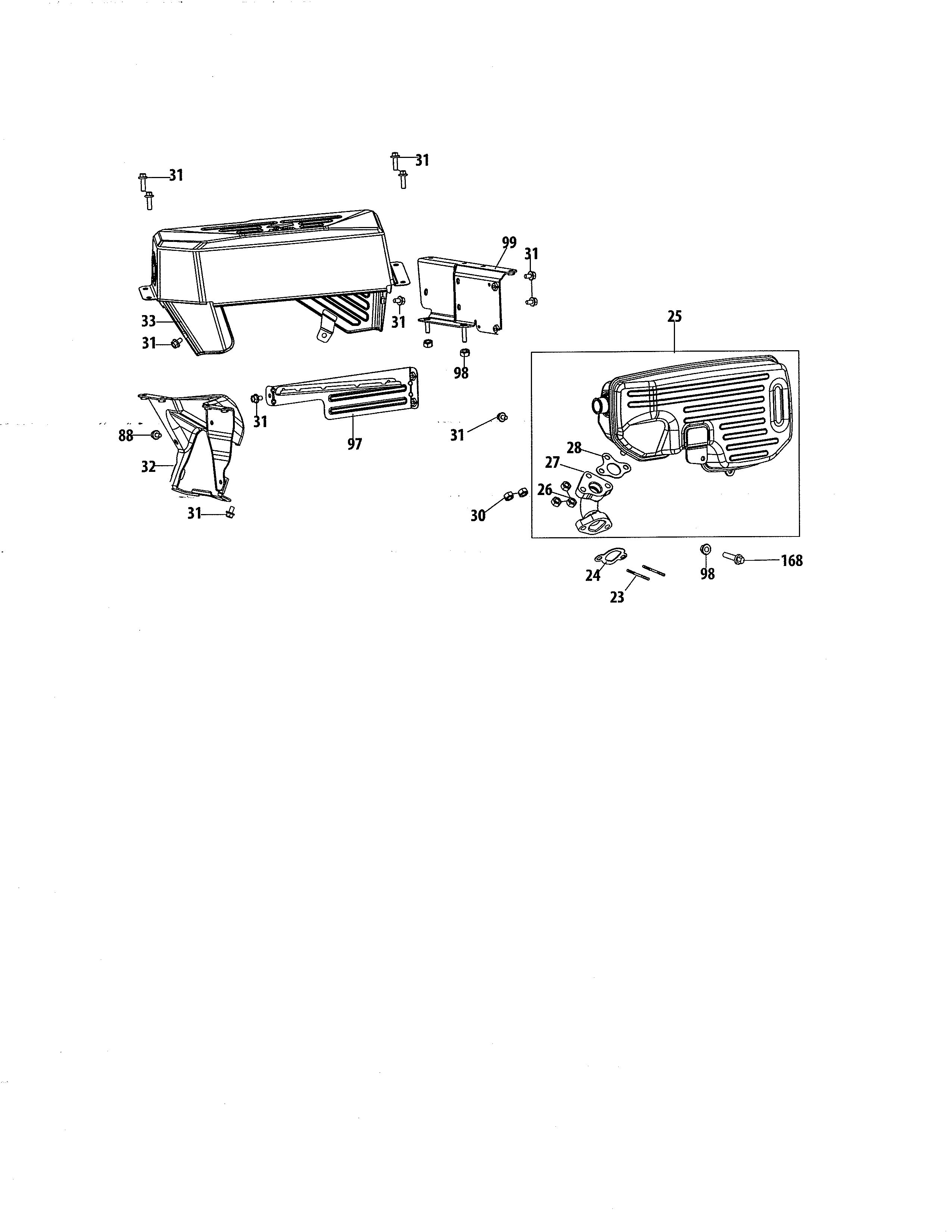Craftsman 247883940 muffler diagram