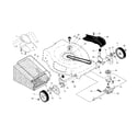 Craftsman 917375453 drive control/gear case/wheels diagram