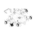 Craftsman 917378910 drive control/gear case/wheels diagram