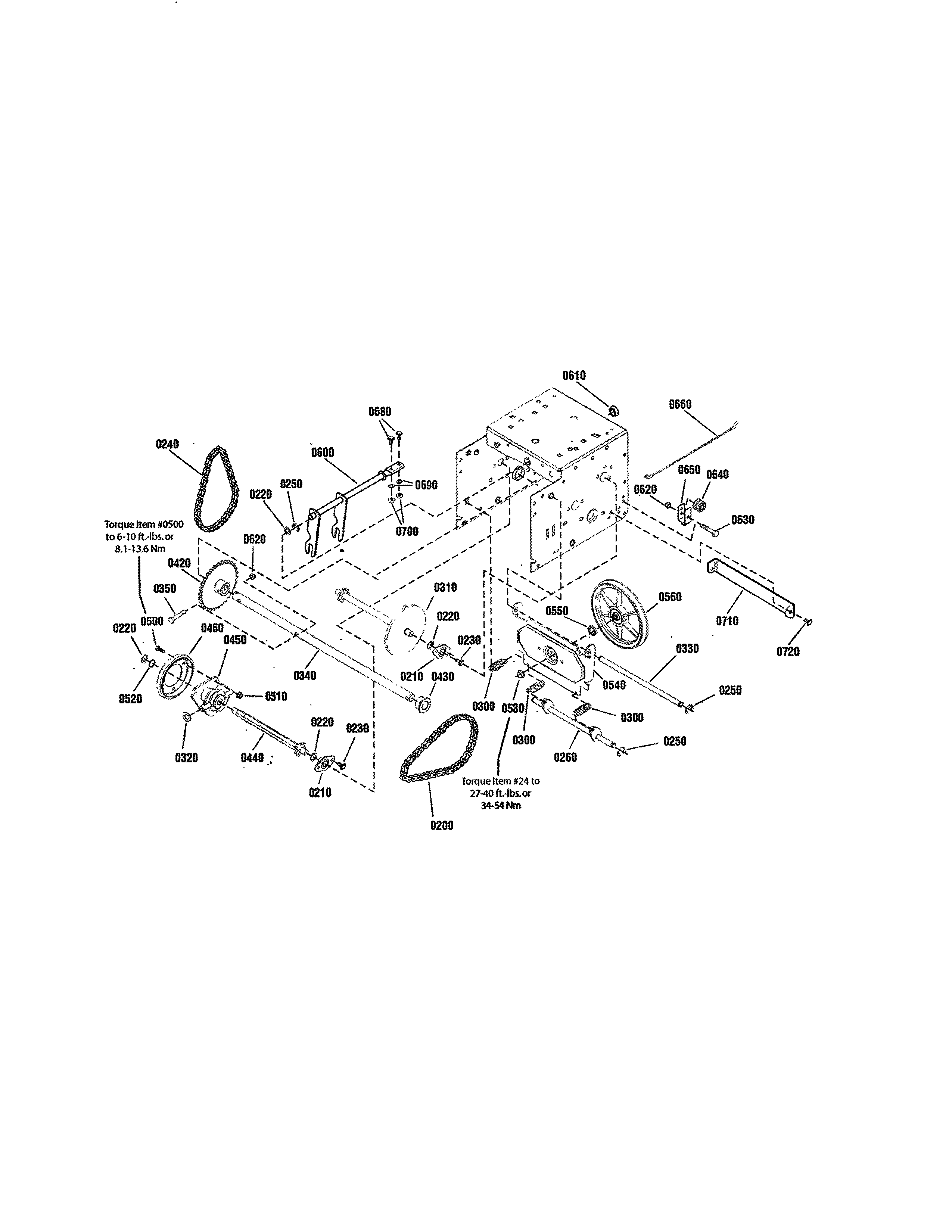 Snapper 1696002 traction drive - standard diagram