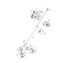 MTD 41DDZ24C799 handle/drive shaft diagram