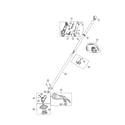 Craftsman 316731933 drive shaft/handle/shield diagram