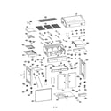 Char-Broil 463274016 gas grill diagram