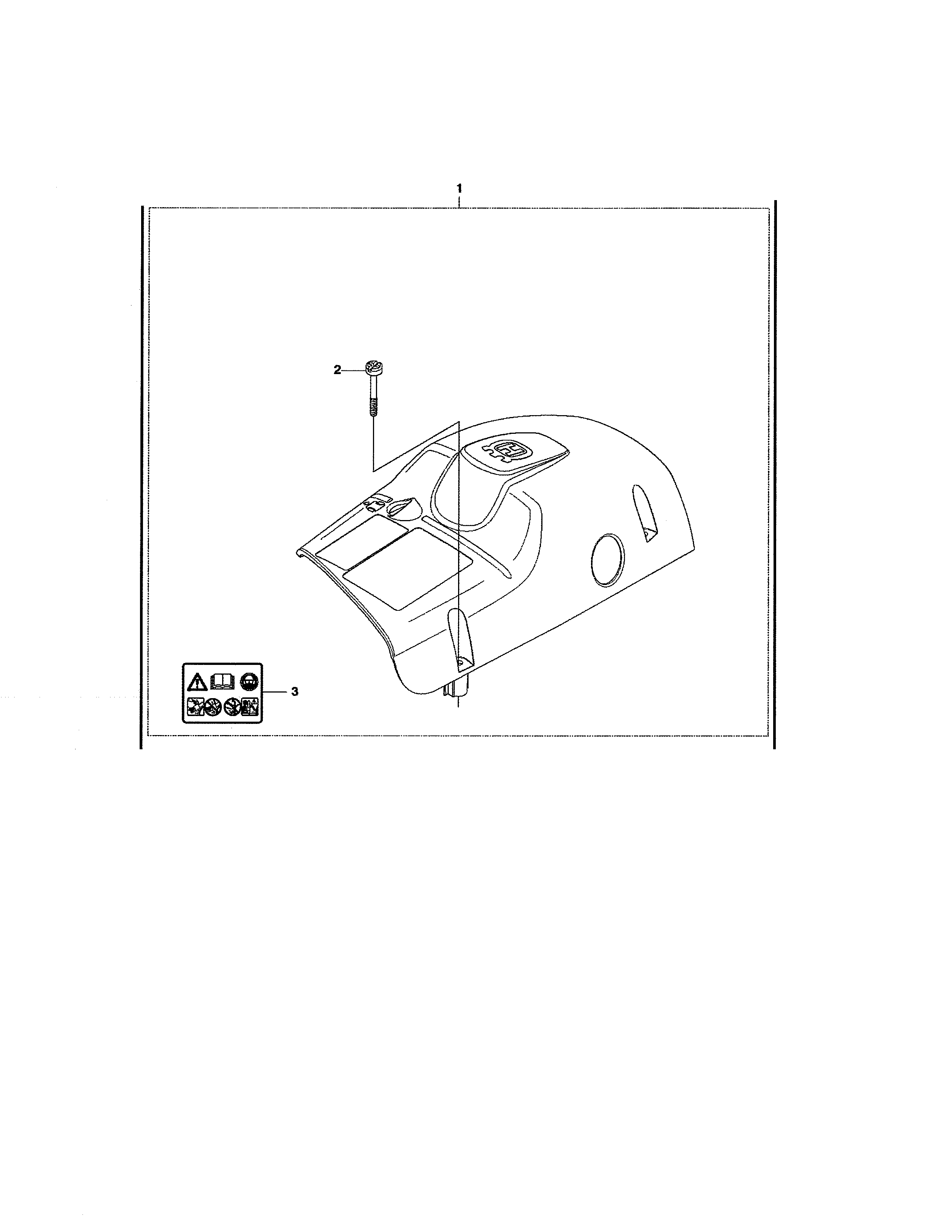 Husqvarna 460 cover diagram