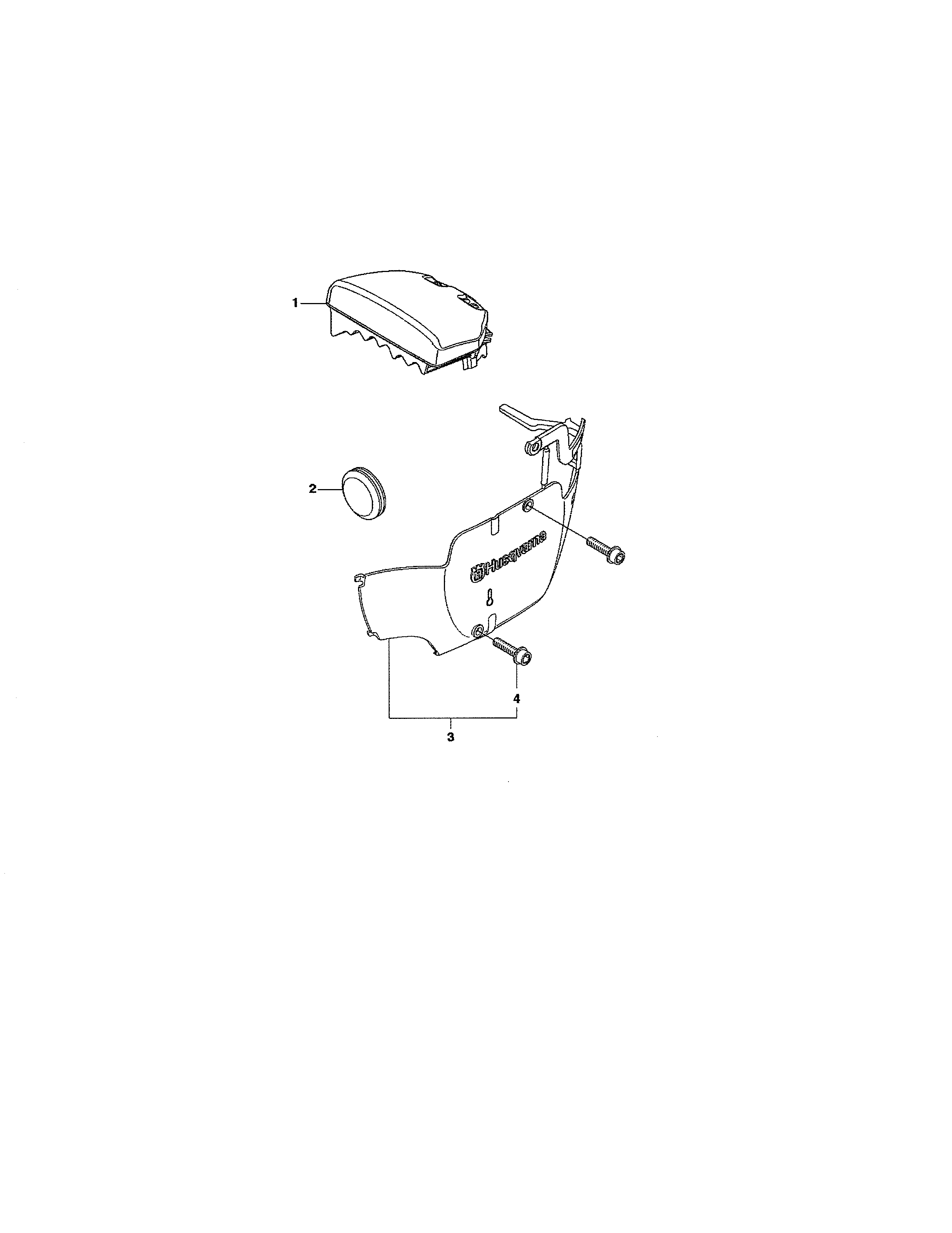 Husqvarna 460 winter kit diagram